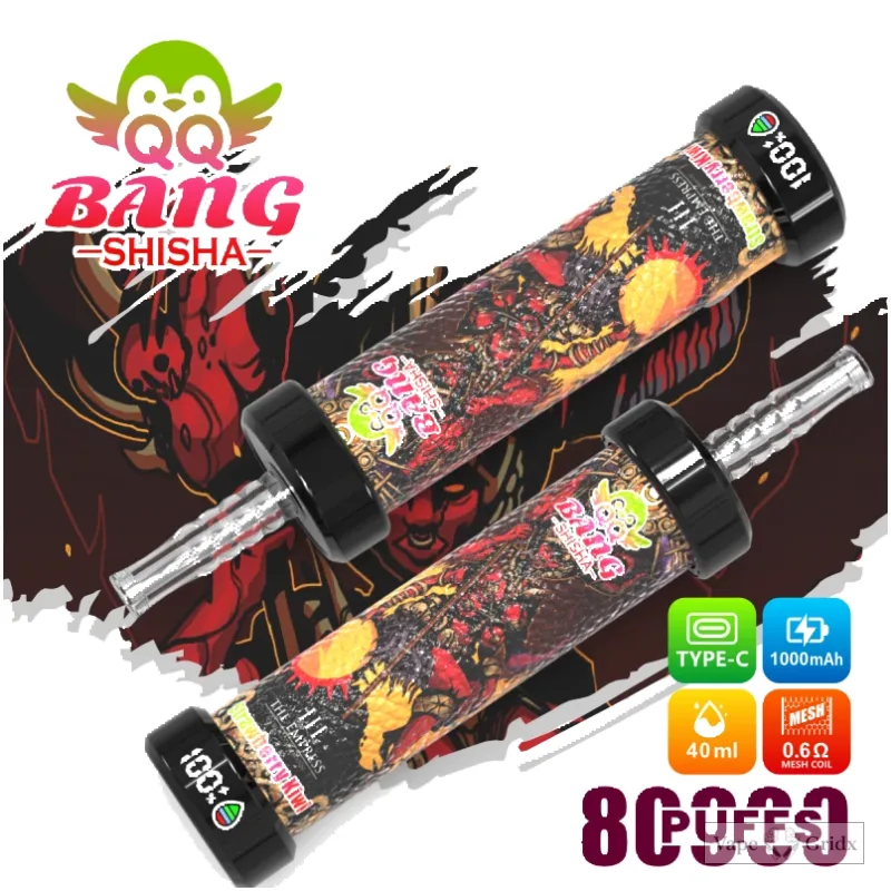 QQ Bang Blaze Shisha 80000 80K Züge Display Einweg-Vape - image 2