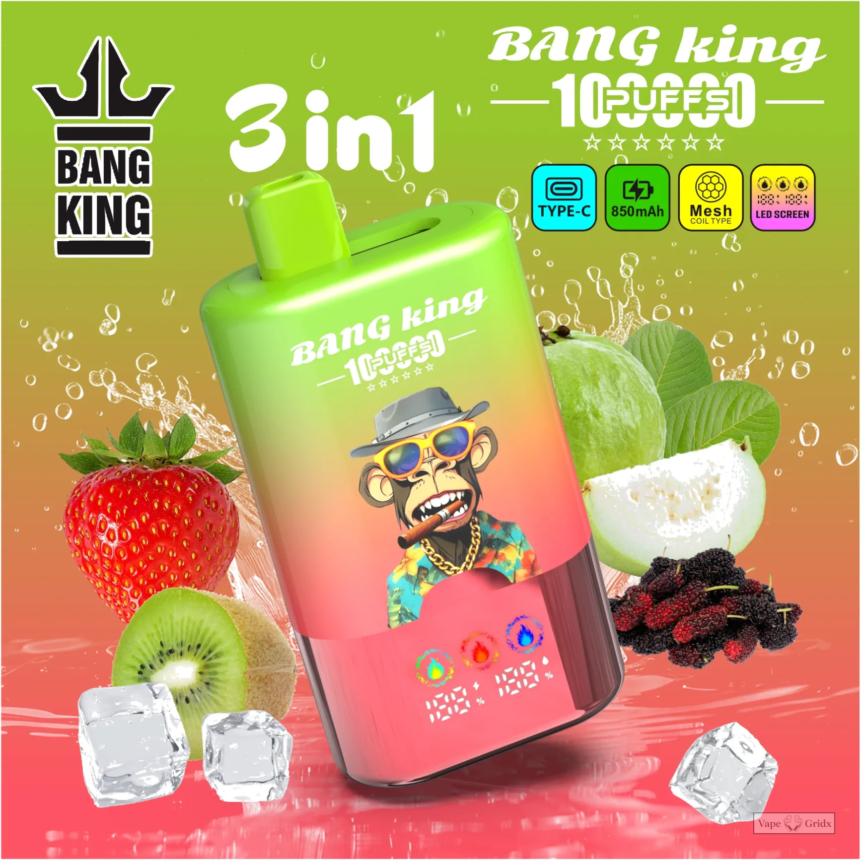 Bang King 100000 100K Züge 3-in-1 Einweg-Vape - image 3