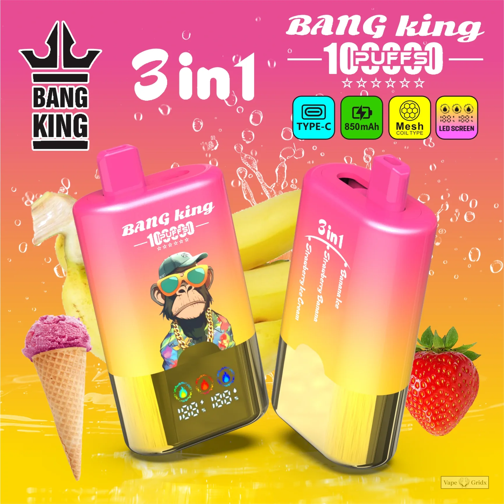 Bang King 100000 100K Züge 3-in-1 Einweg-Vape - image 5