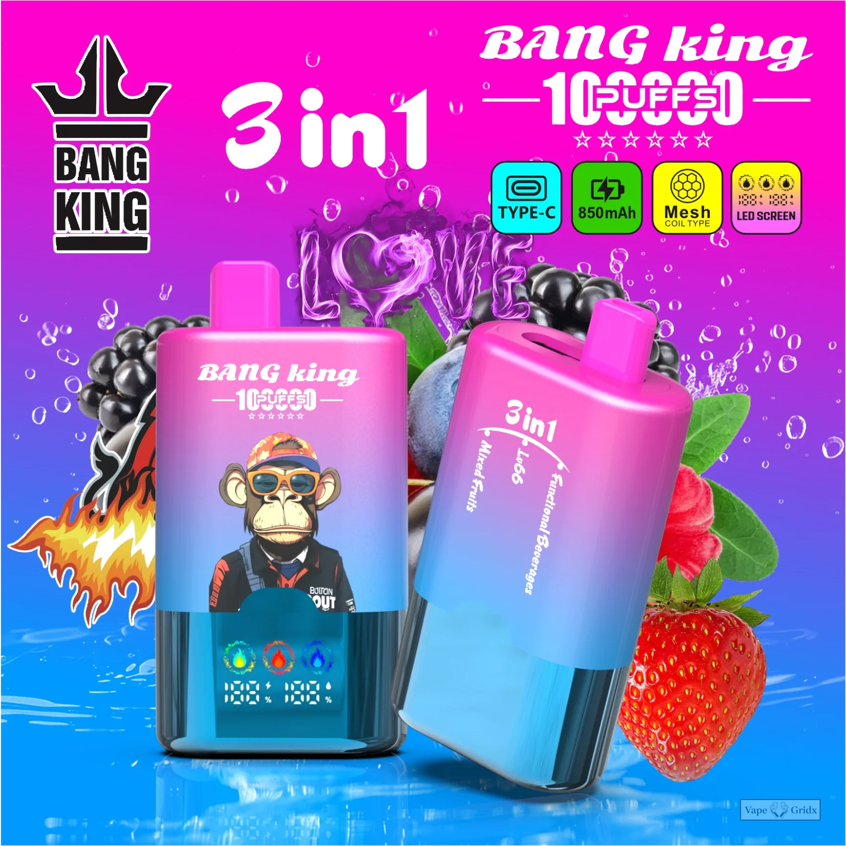 Bang King 100000 100K Züge 3-in-1 Einweg-Vape - image 8