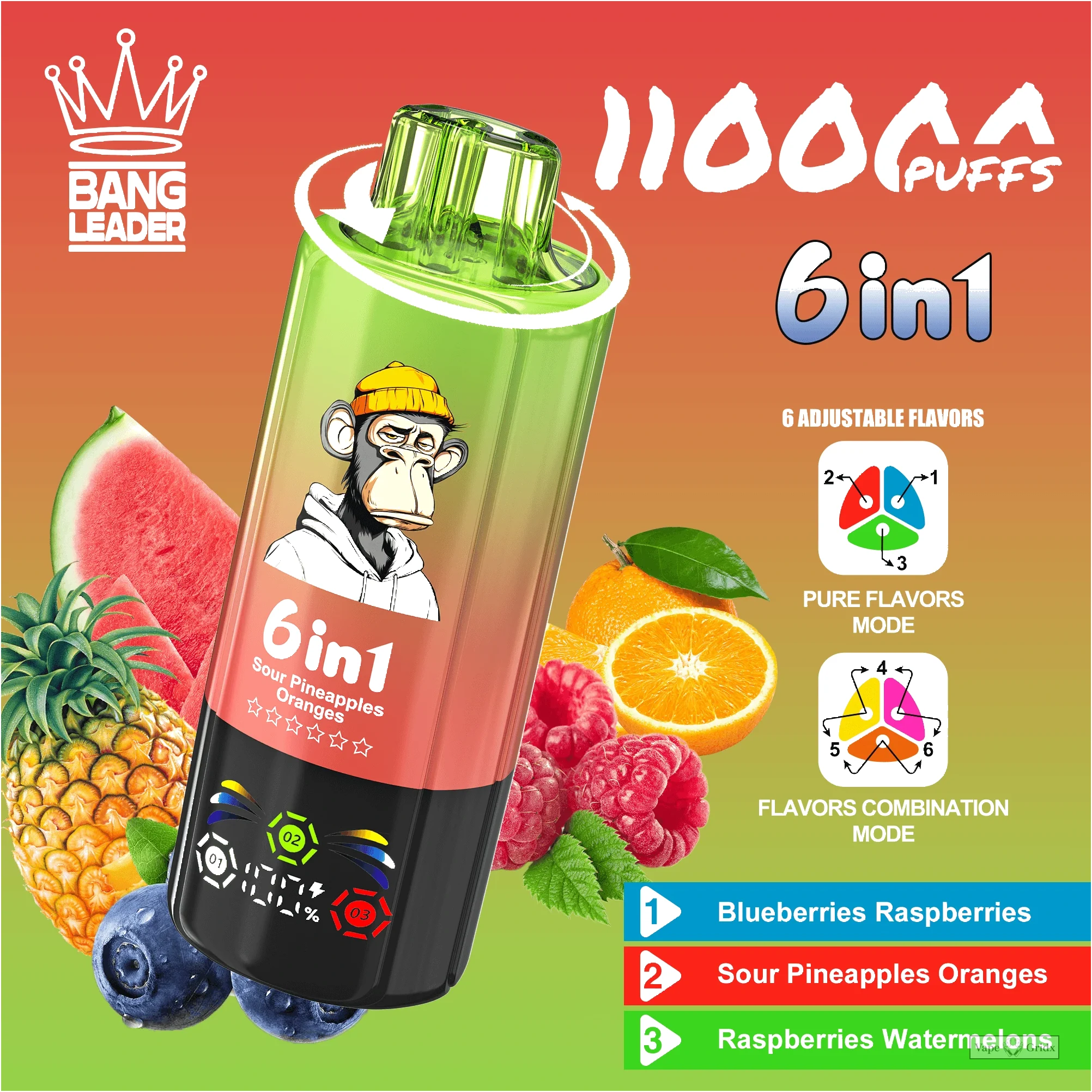 Bang Leader 110000 110K Züge 6-in-1 Einweg-Vape - image 3