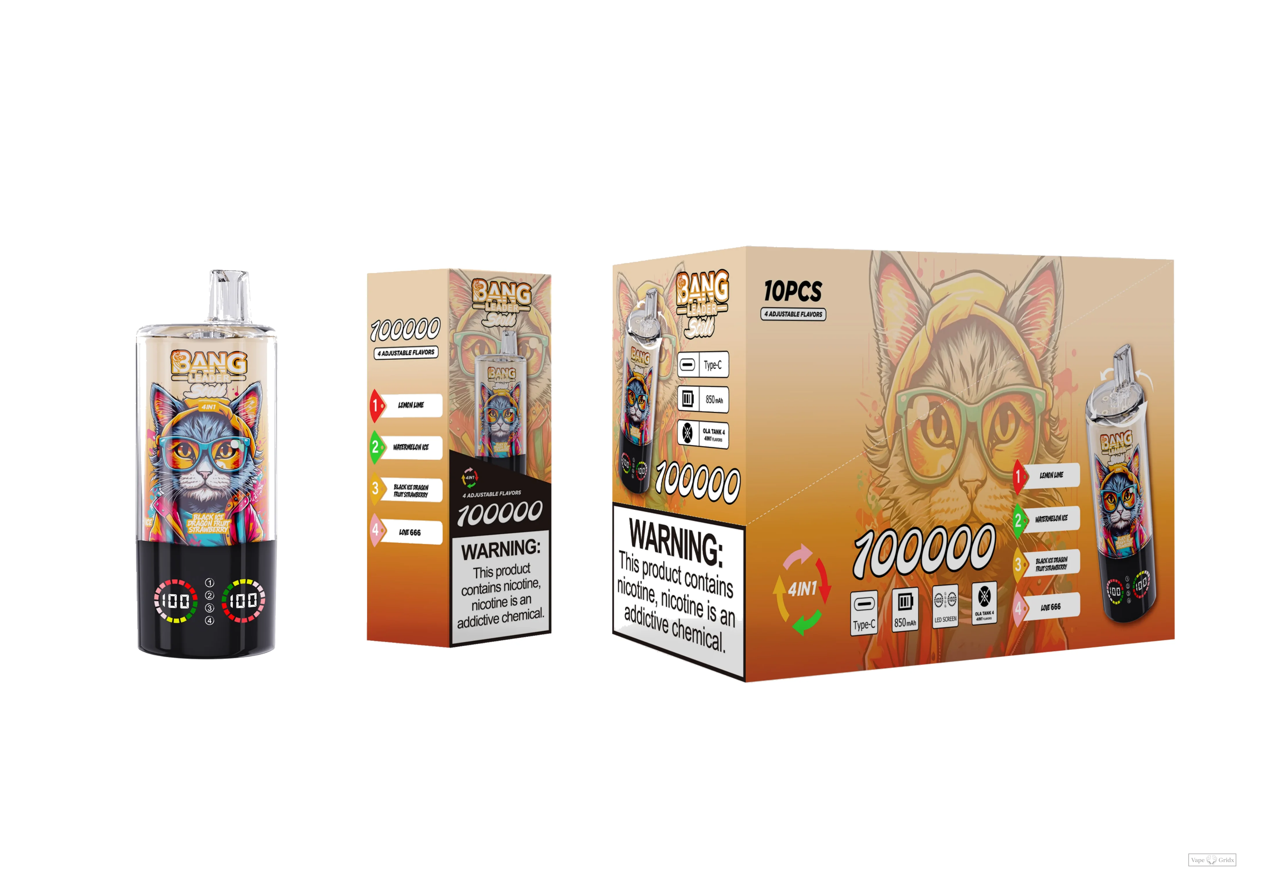 Bang Leader 100000 100K Züge 4-in-1 Einweg-Vape - image 6