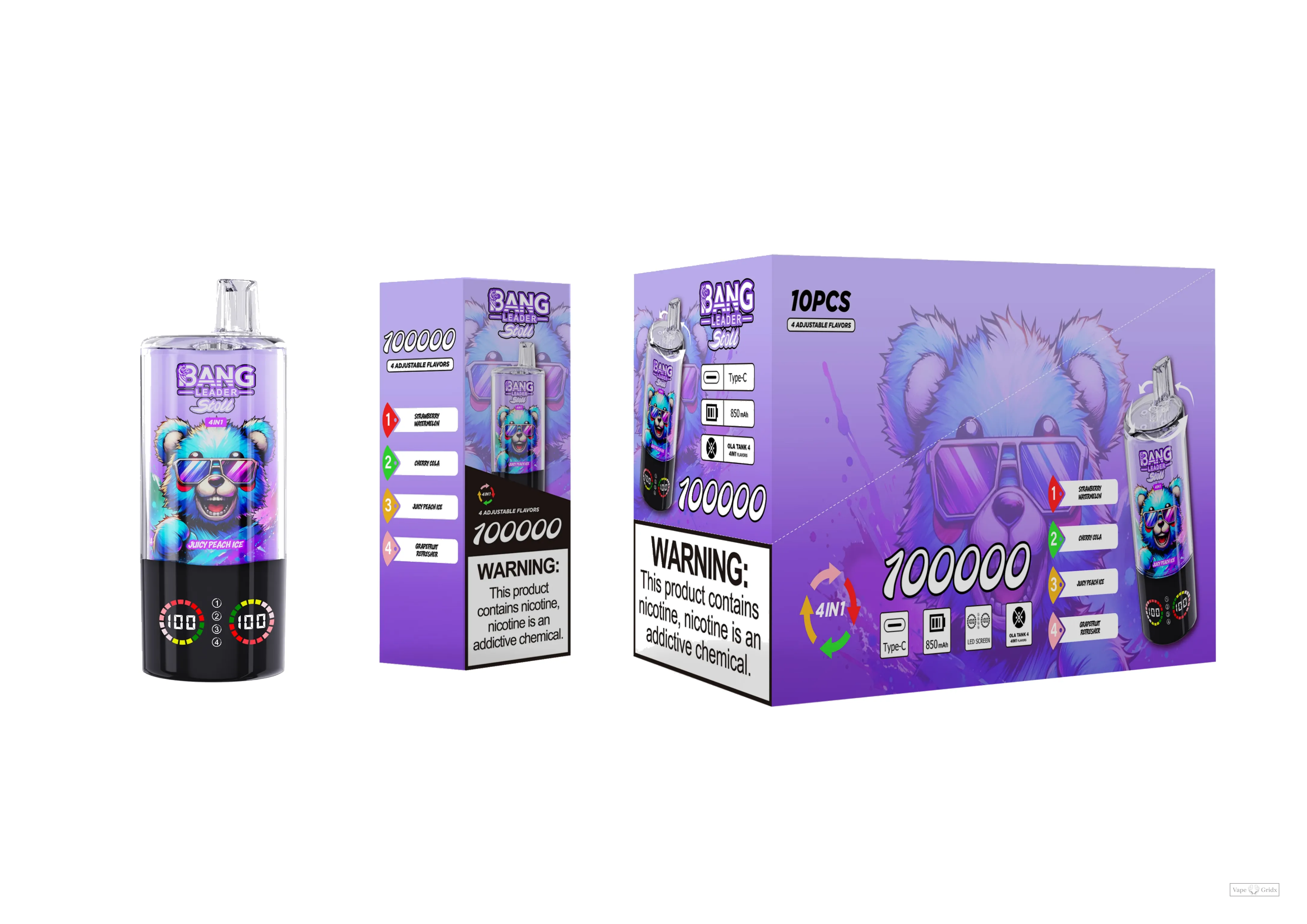 Bang Leader 100000 100K Züge 4-in-1 Einweg-Vape - image 7