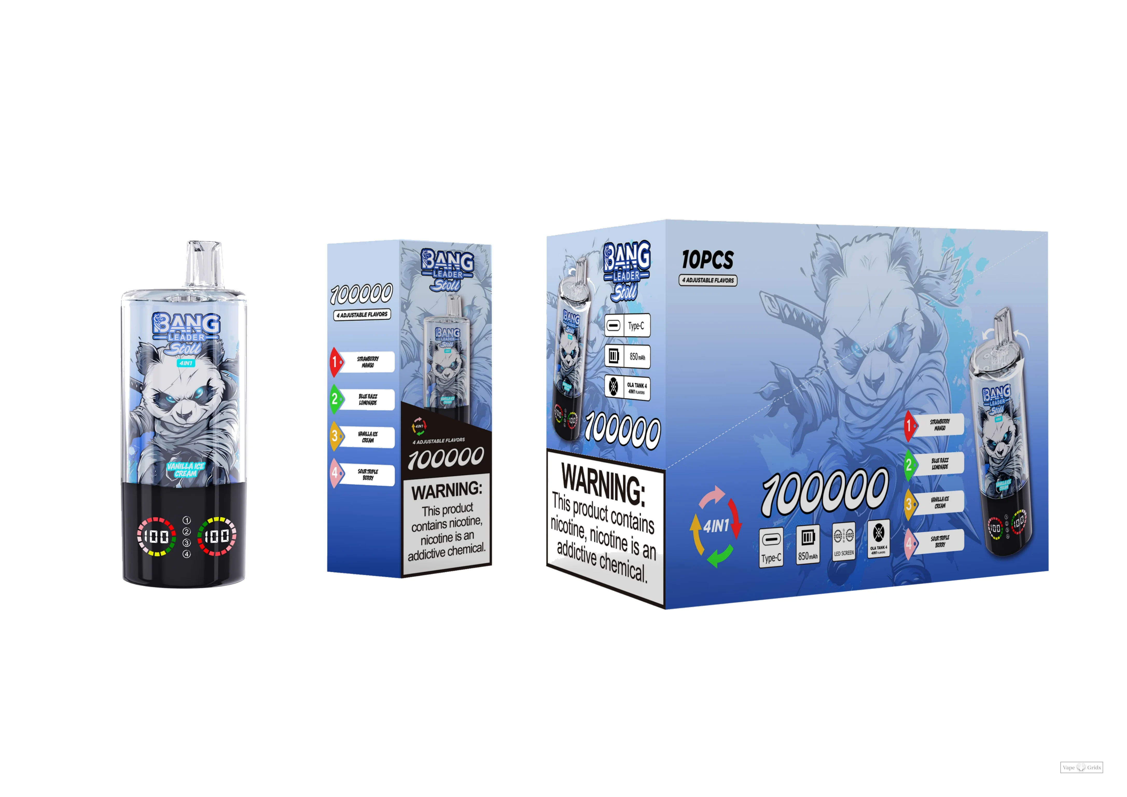 Bang Leader 100000 100K Züge 4-in-1 Einweg-Vape - image 8