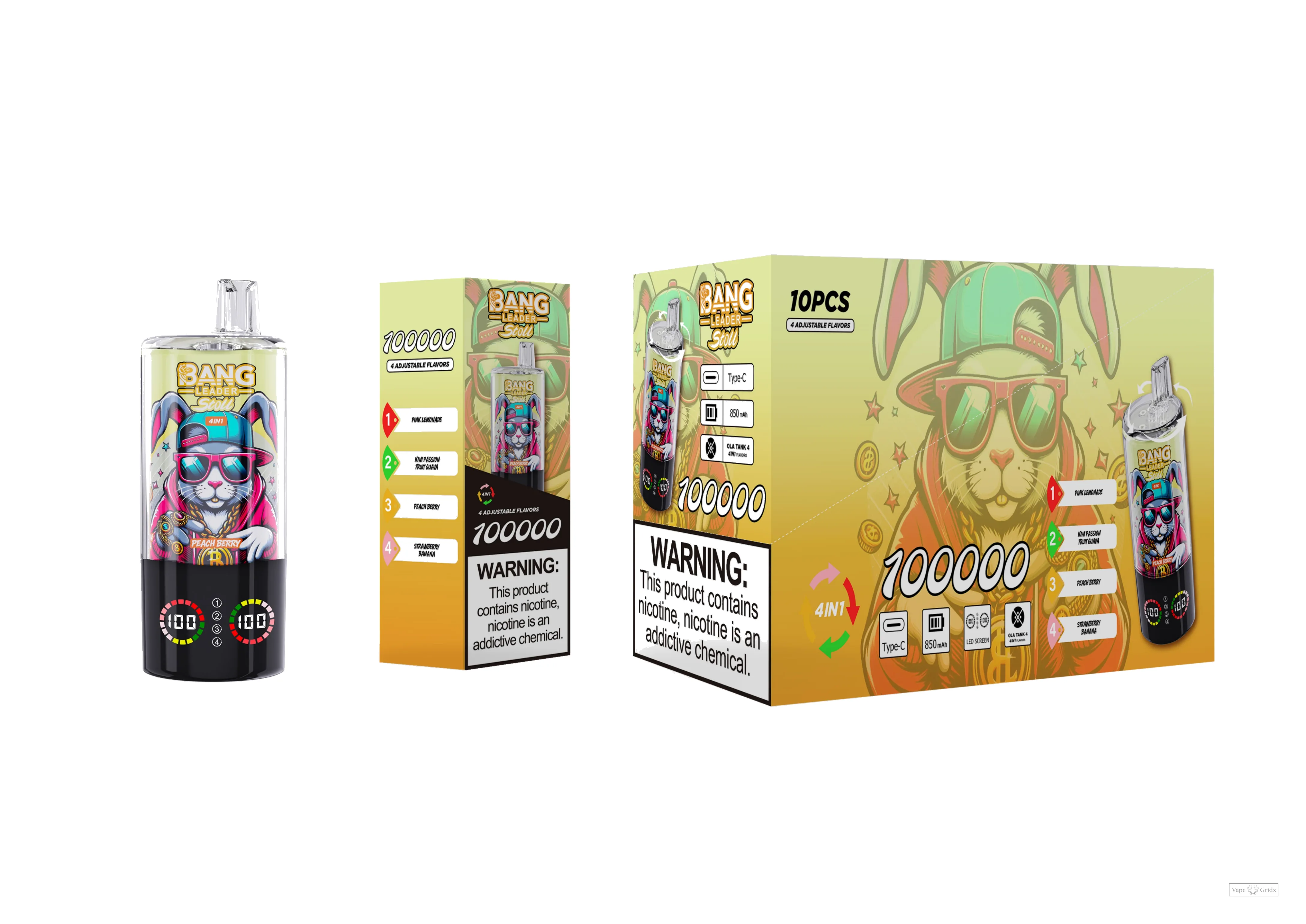 Bang Leader 100000 100K Züge 4-in-1 Einweg-Vape - image 9