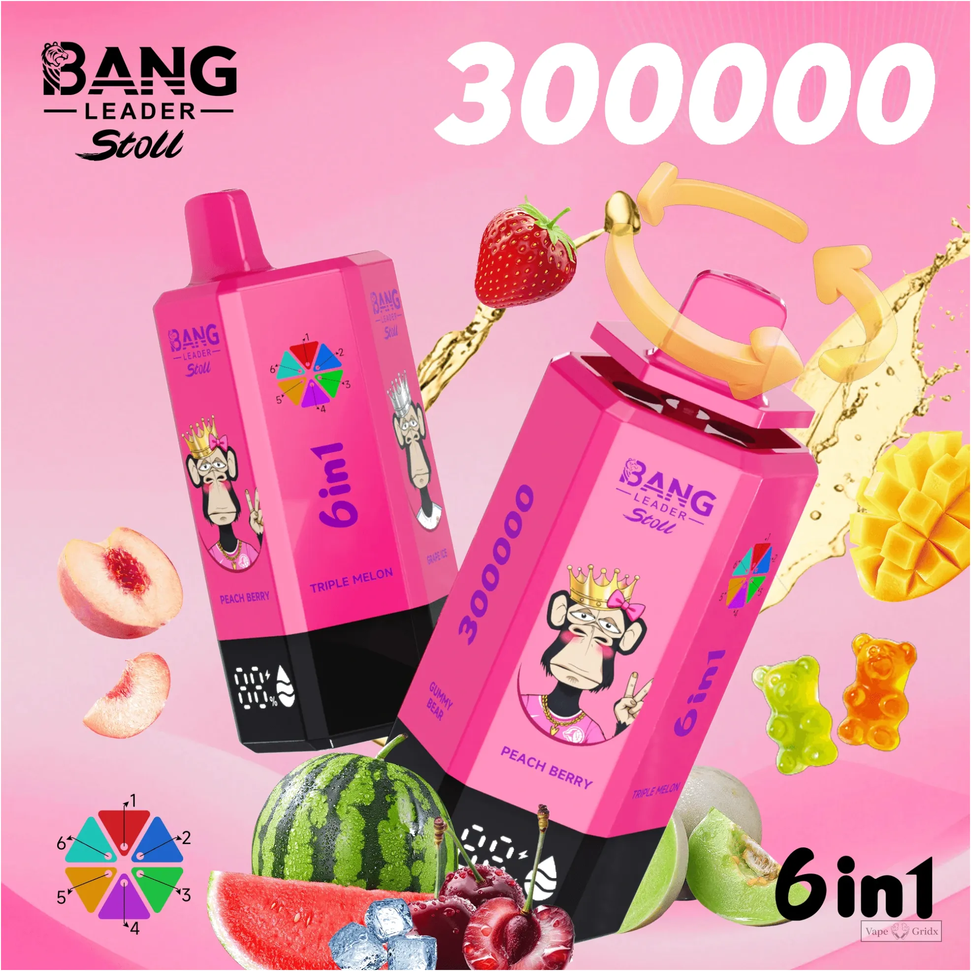 Bang Leader 300000 300K Züge 6-in-1 Einweg-Vape - image 11
