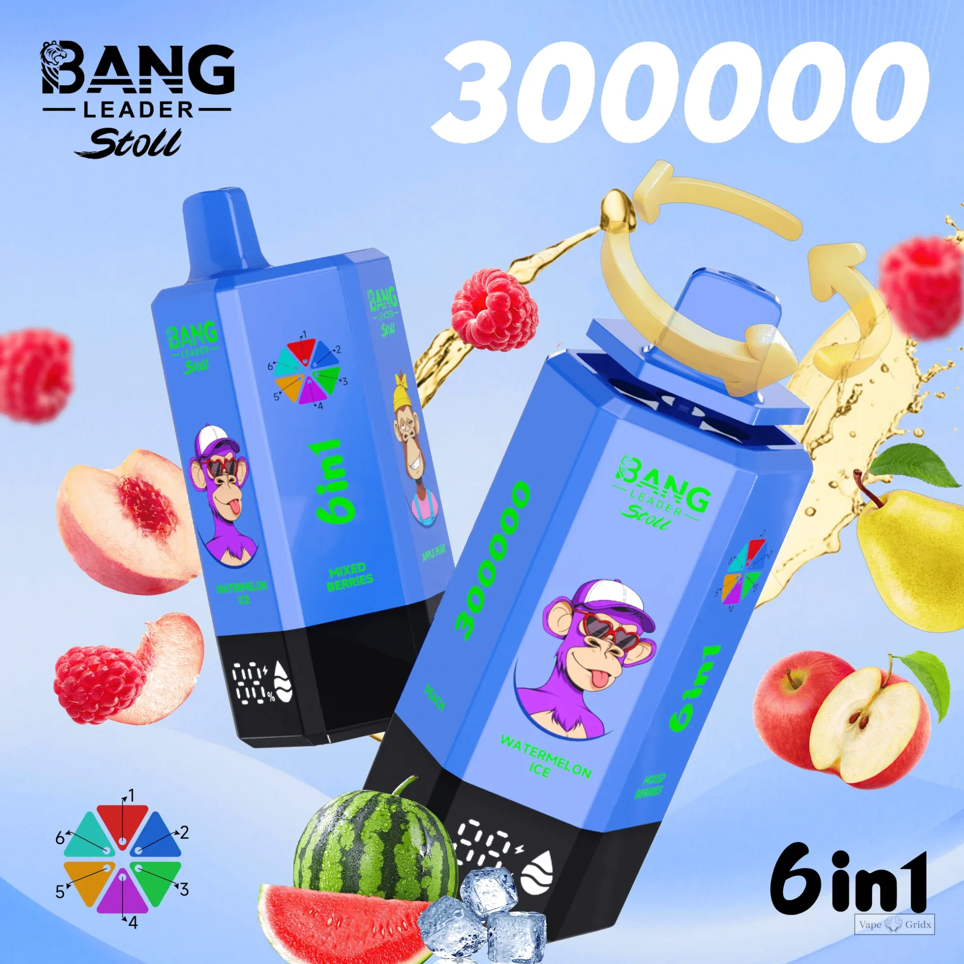 Bang Leader 300000 300K Züge 6-in-1 Einweg-Vape - image 5