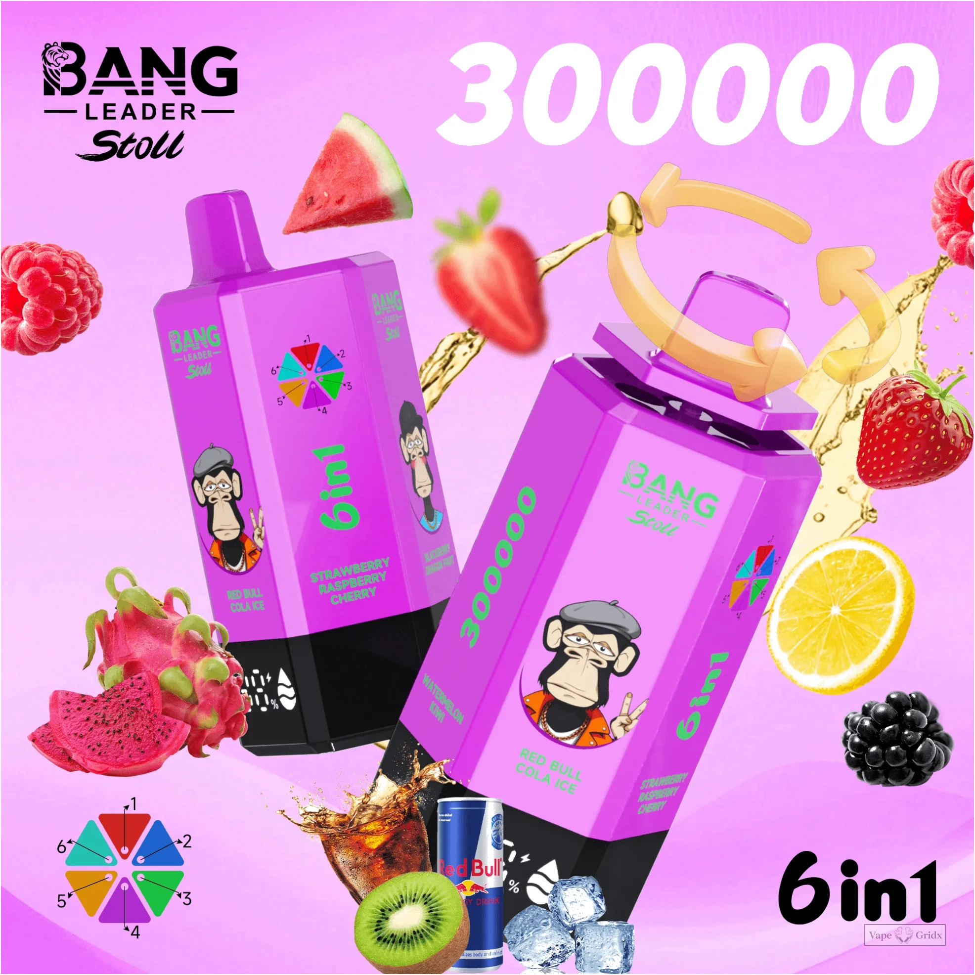 Bang Leader 300000 300K Züge 6-in-1 Einweg-Vape - image 7
