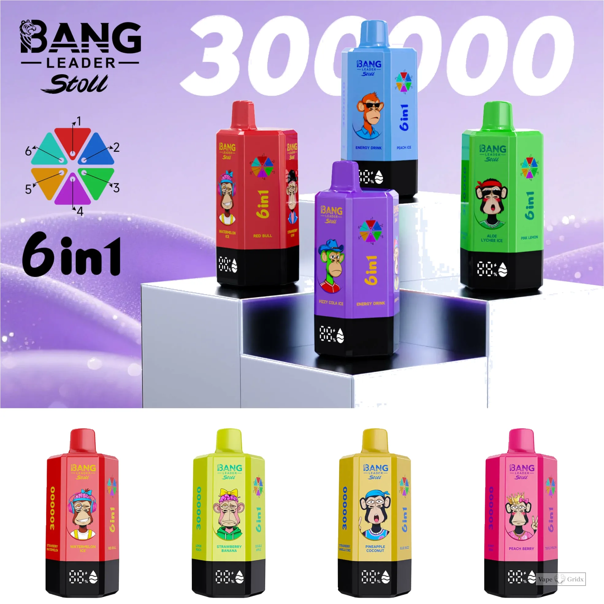 Bang Leader 300000 300K Züge 6-in-1 Einweg-Vape - image 8
