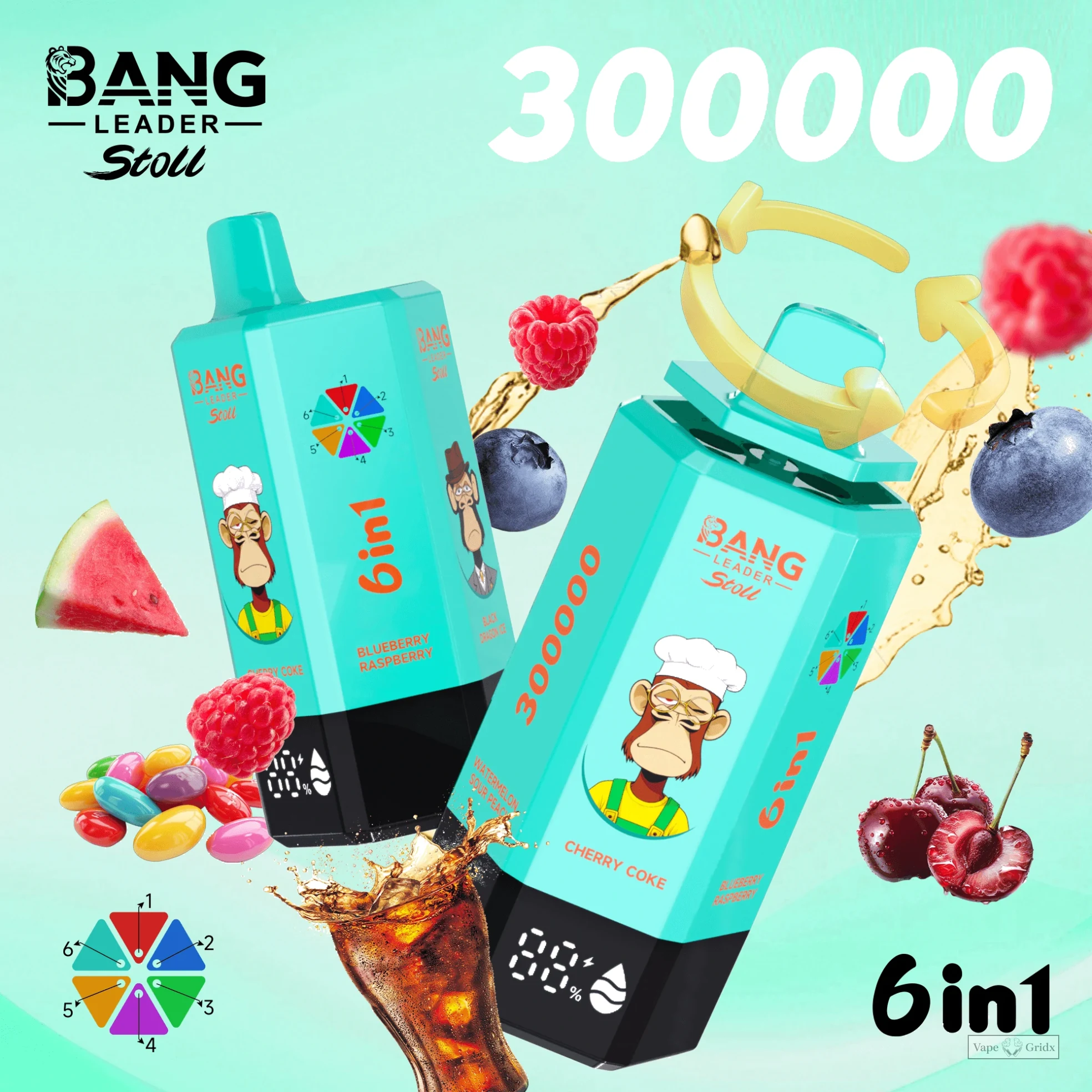 Bang Leader 300000 300K Züge 6-in-1 Einweg-Vape - image 9
