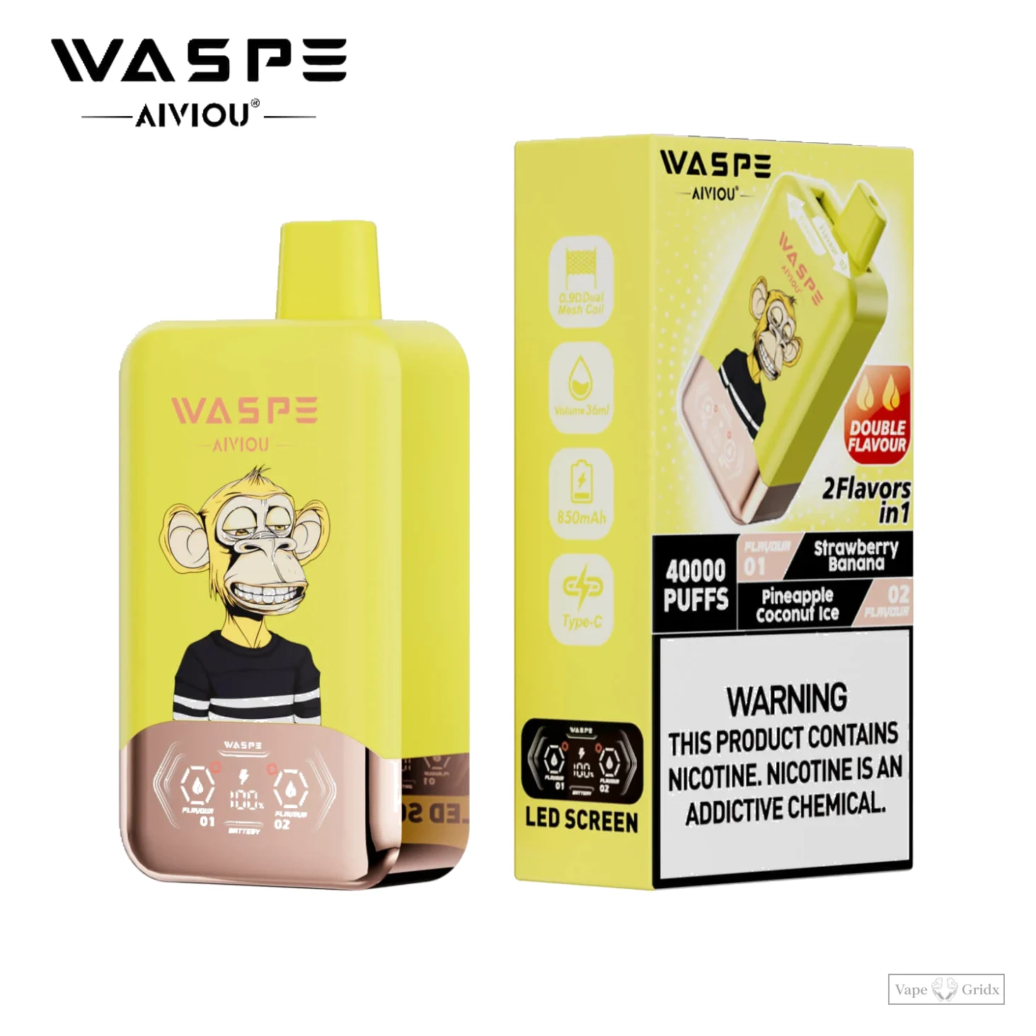 Waspe 40000 40K Züge 2-in-1 Einweg-Vape - image 5