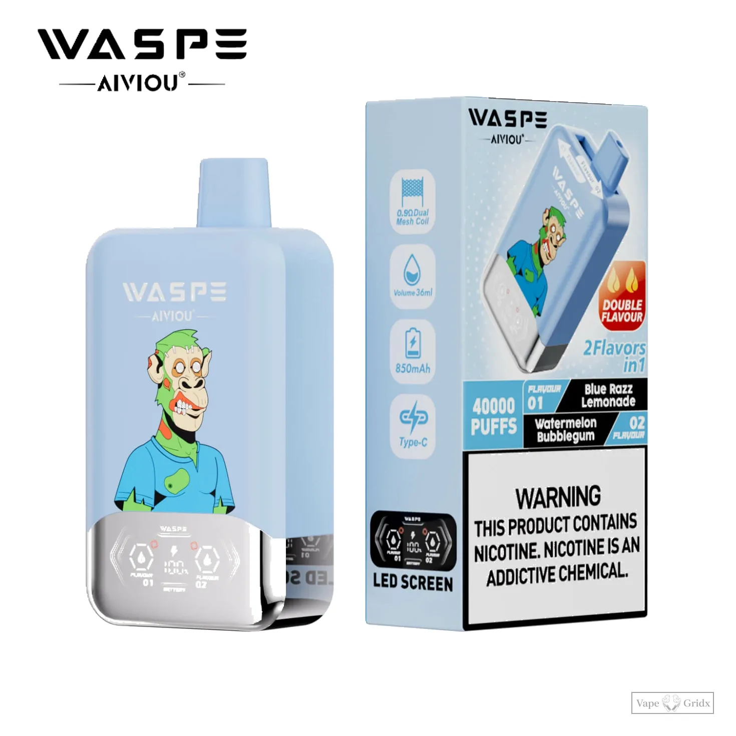 Waspe 40000 40K Züge 2-in-1 Einweg-Vape - image 6