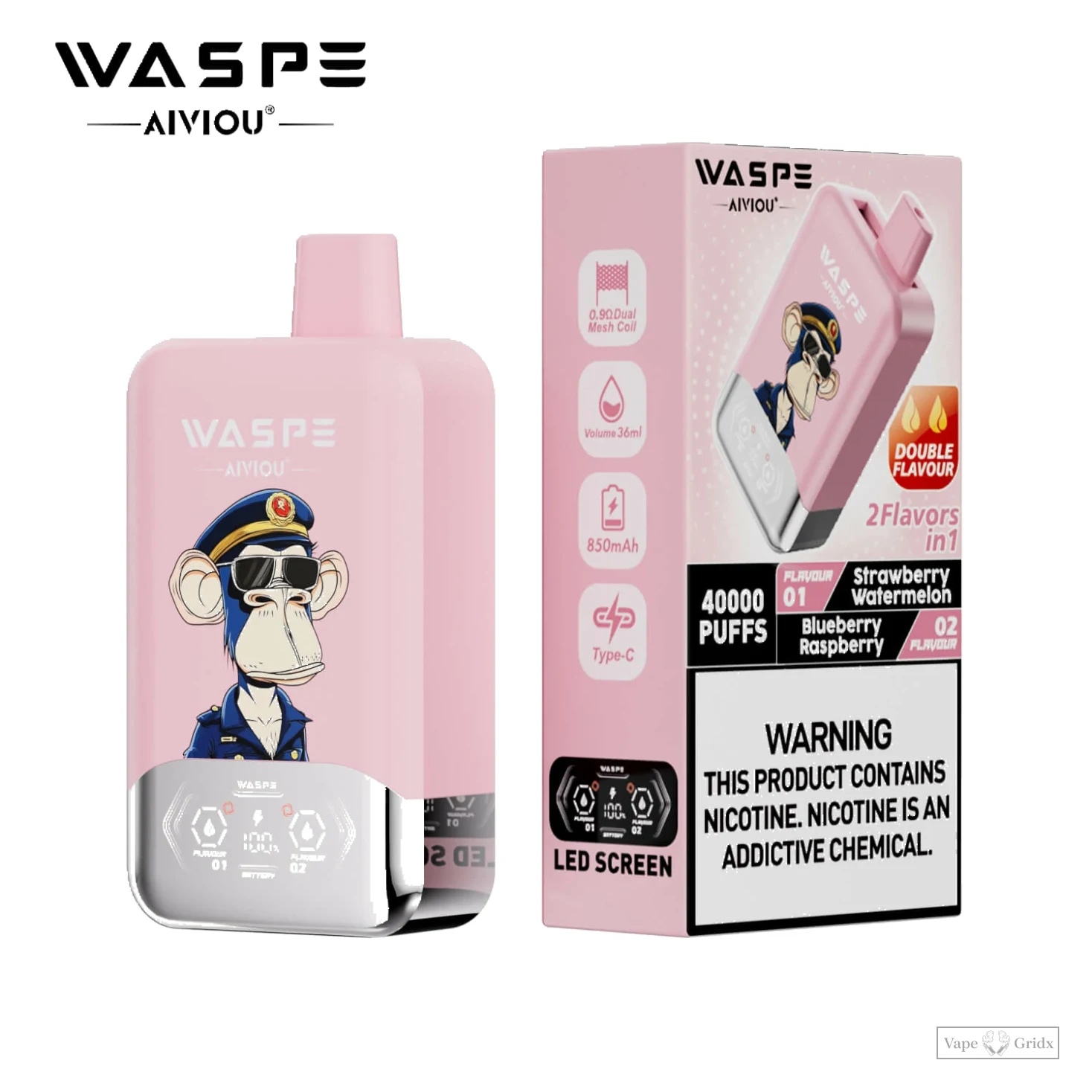 Waspe 40000 40K Züge 2-in-1 Einweg-Vape - image 7