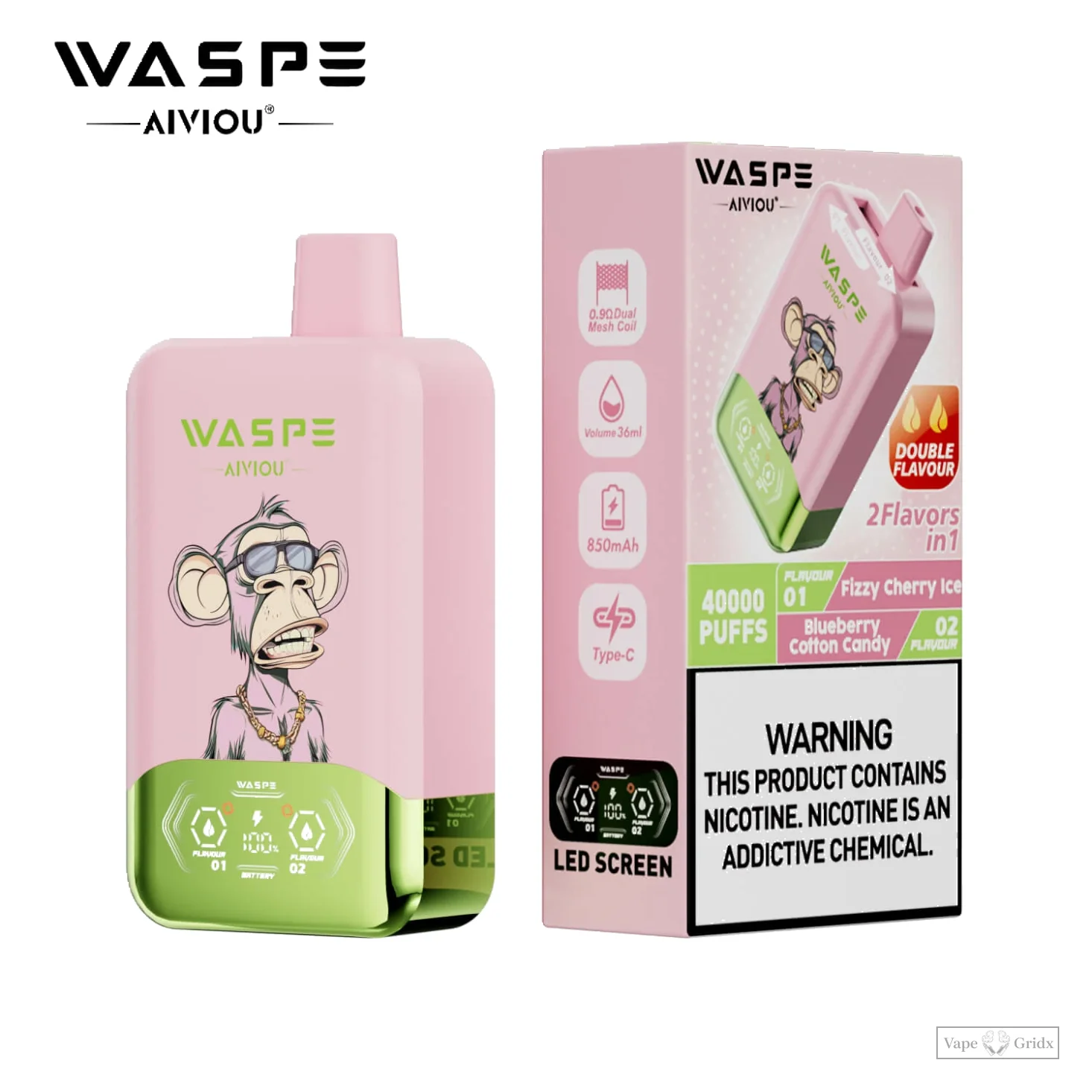 Waspe 40000 40K Züge 2-in-1 Einweg-Vape - image 8
