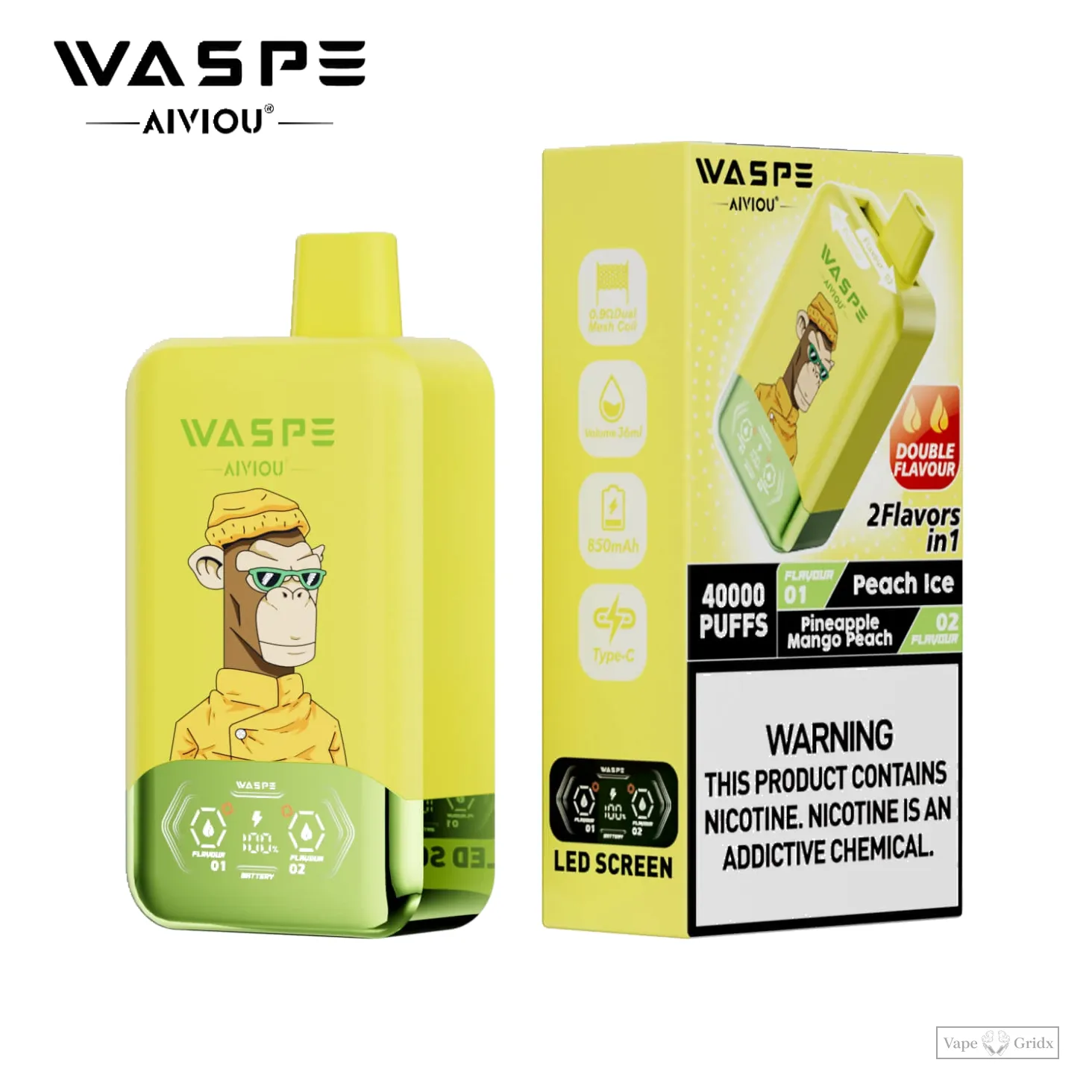 Waspe 40000 40K Züge 2-in-1 Einweg-Vape - image 9