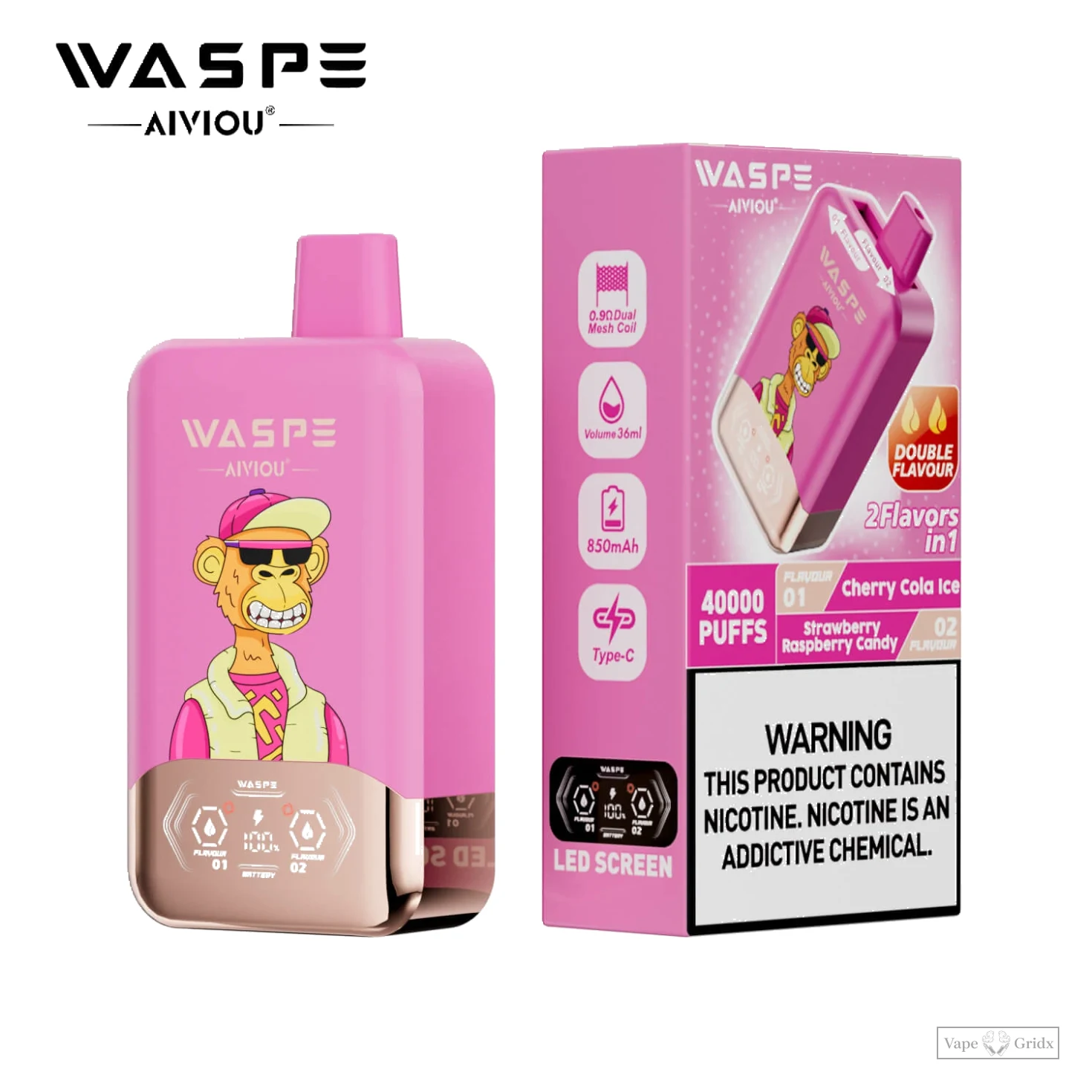 Waspe 40000 40K Züge 2-in-1 Einweg-Vape - image 10
