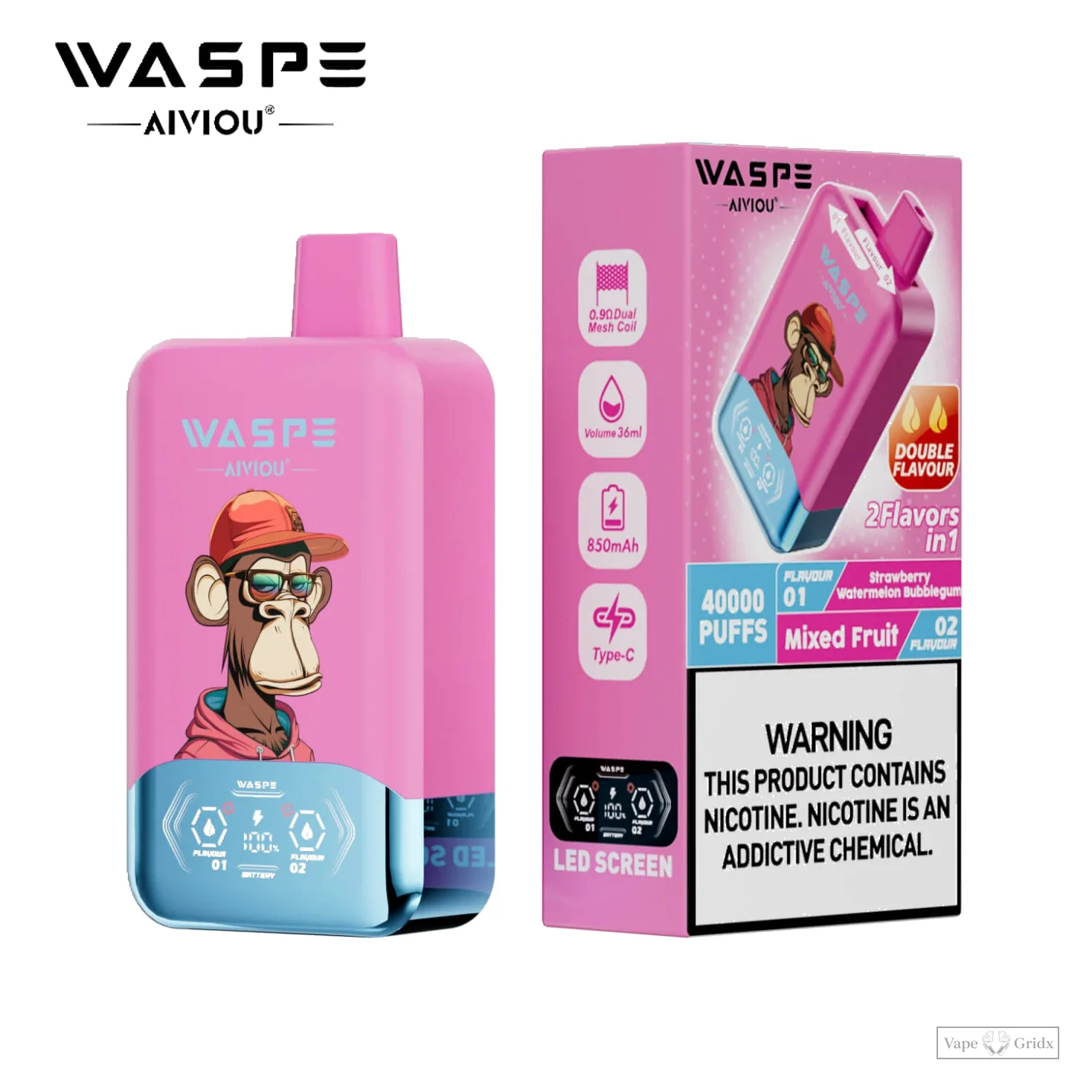 Waspe 40000 40K Züge 2-in-1 Einweg-Vape - image 11