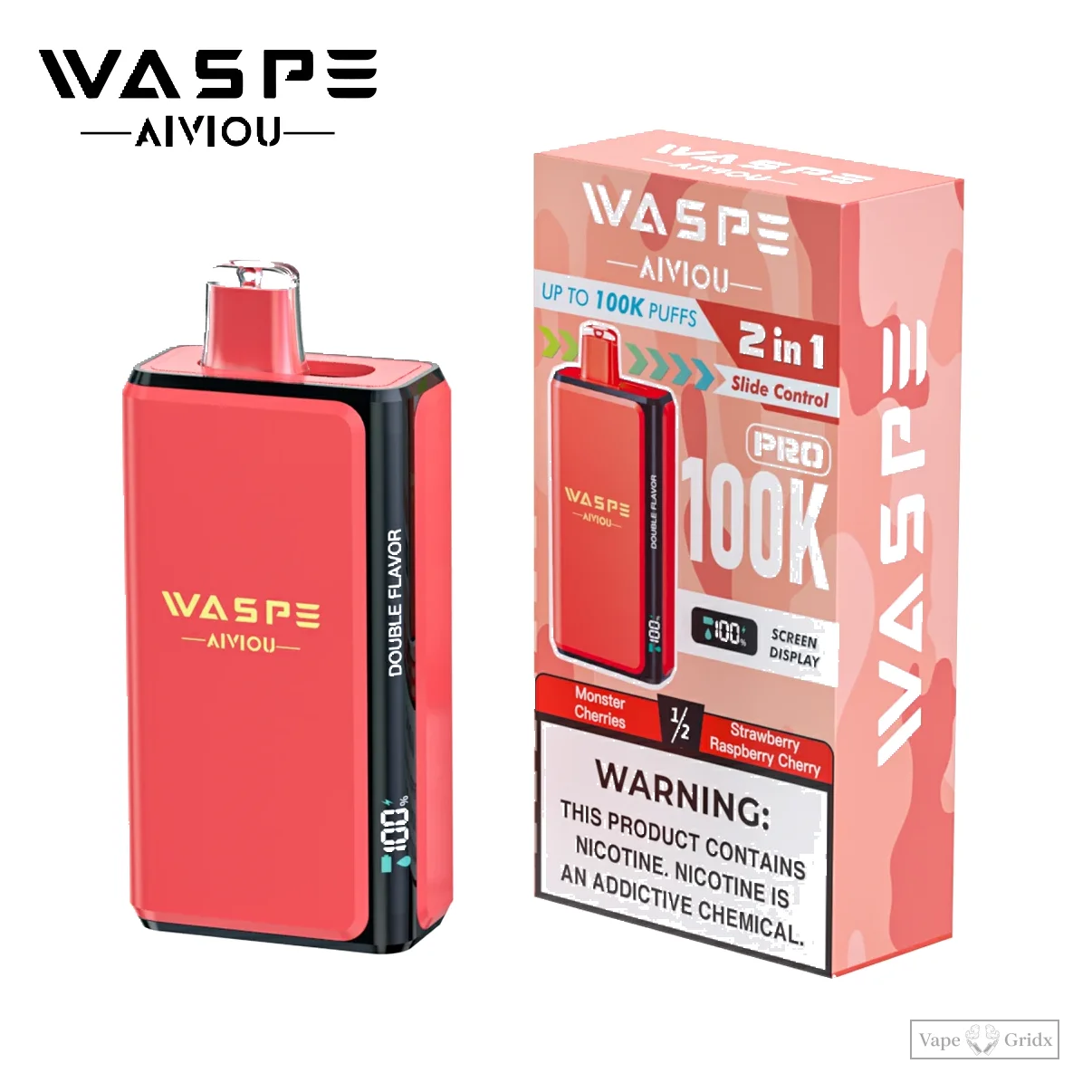 WASPE Pro 100000 100K Züge 2-in-1 Einweg-Vape - image 11