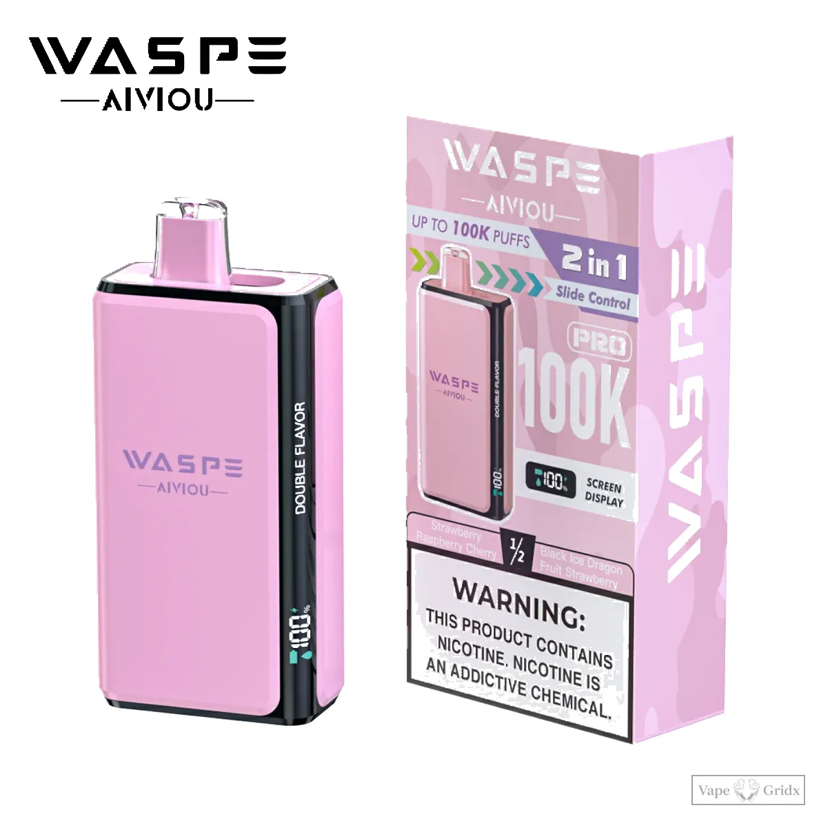 WASPE Pro 100000 100K Züge 2-in-1 Einweg-Vape - image 12