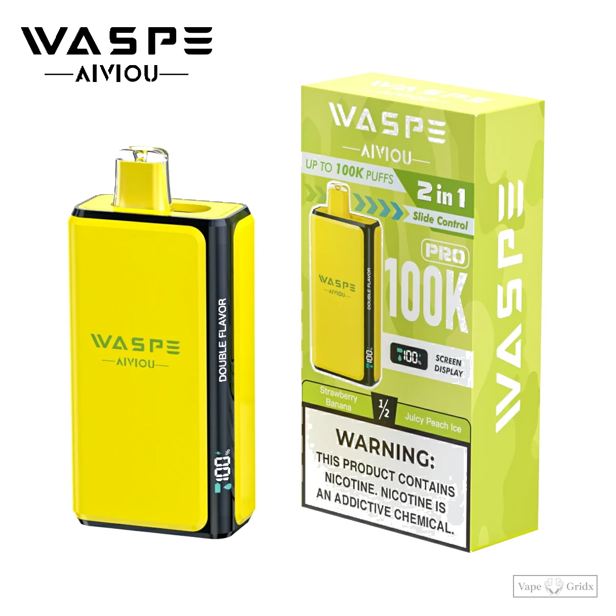 WASPE Pro 100000 100K Züge 2-in-1 Einweg-Vape - image 13
