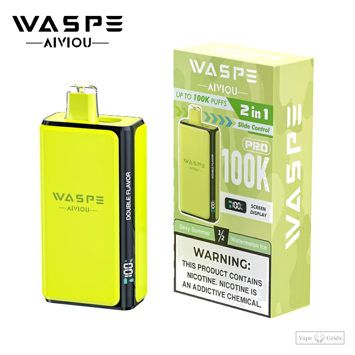 WASPE Pro 100000 100K Züge 2-in-1 Einweg-Vape - image 16