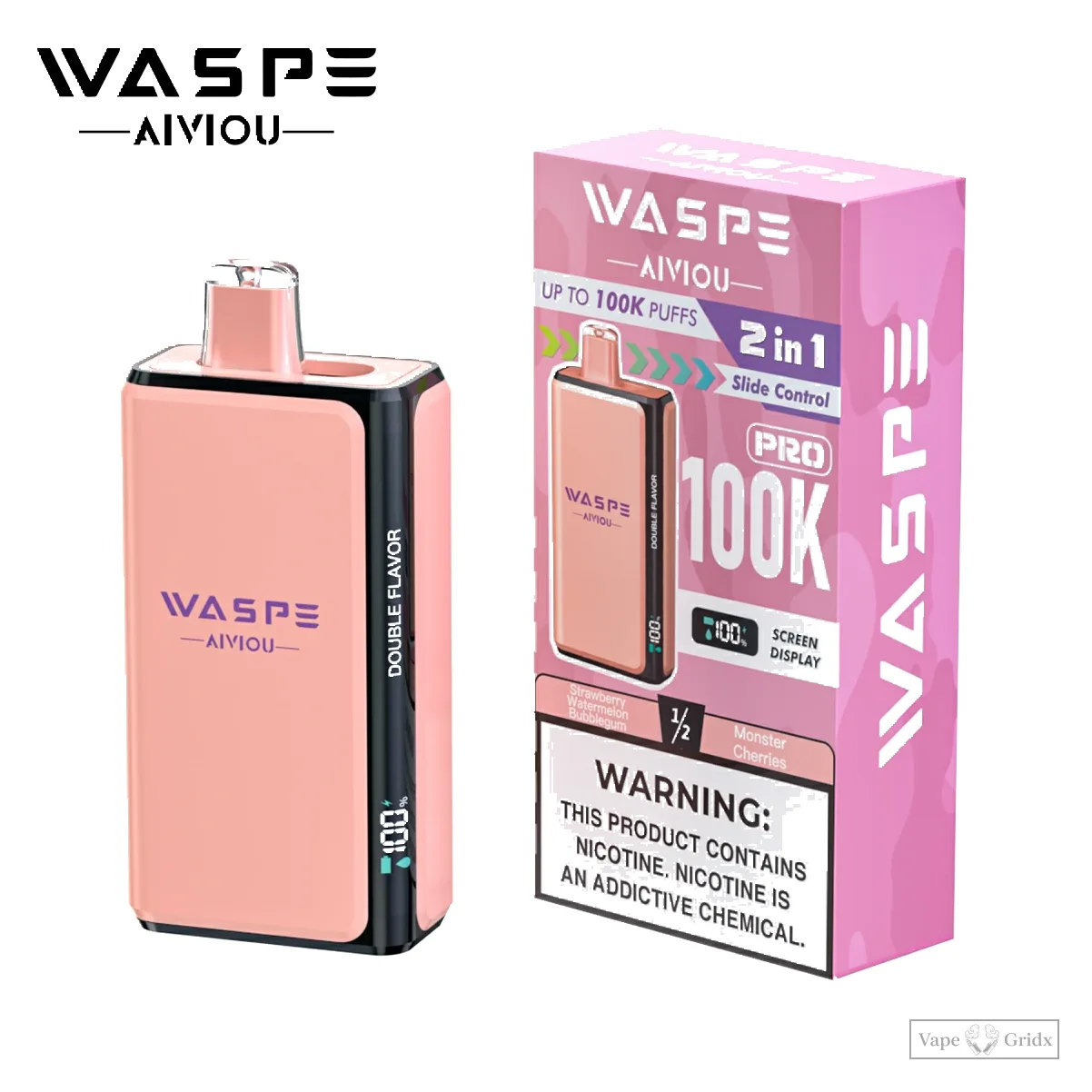 WASPE Pro 100000 100K Züge 2-in-1 Einweg-Vape - image 17