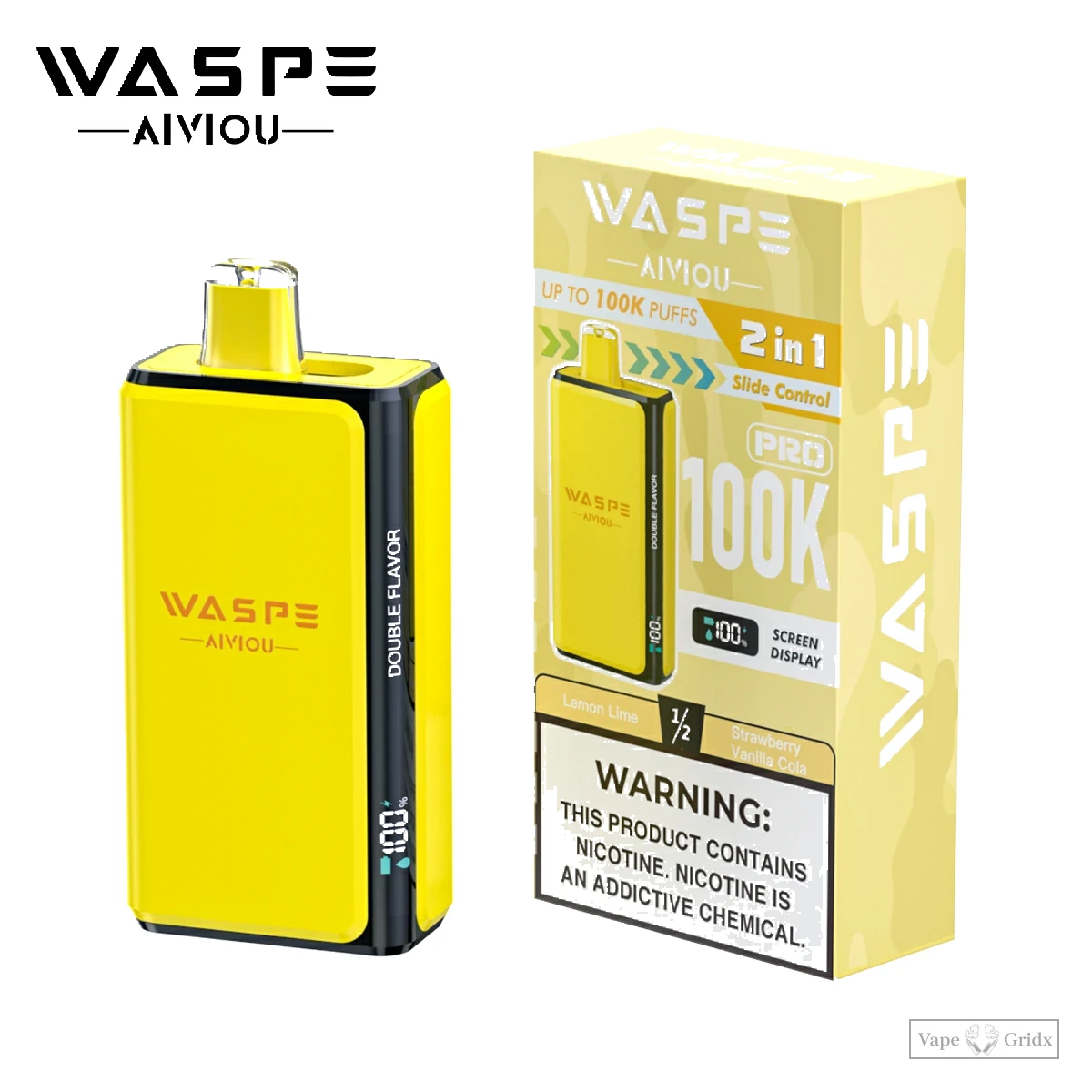WASPE Pro 100000 100K Züge 2-in-1 Einweg-Vape - image 18