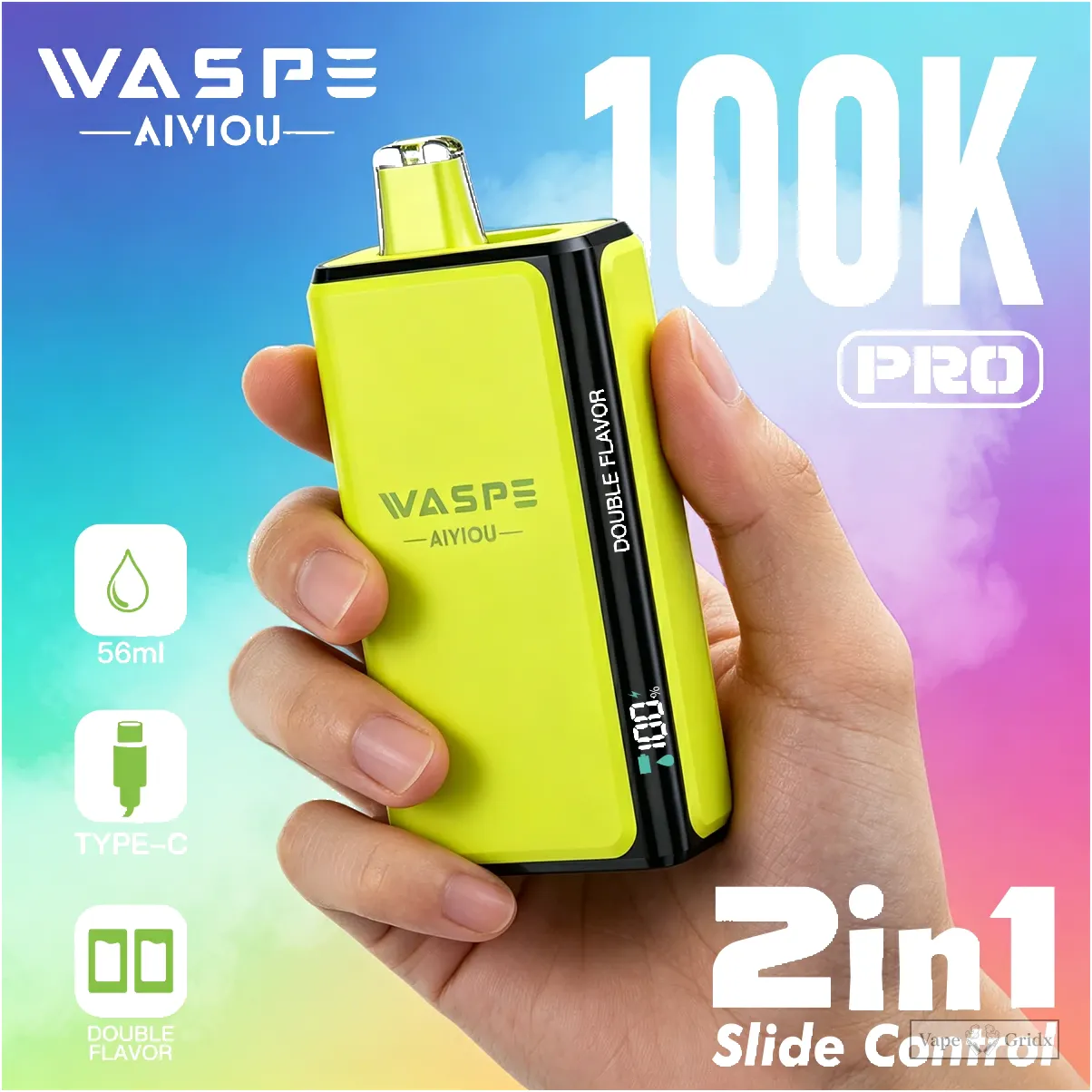 WASPE Pro 100000 100K Züge 2-in-1 Einweg-Vape - image 5
