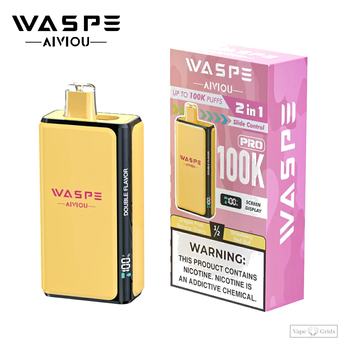 WASPE Pro 100000 100K Züge 2-in-1 Einweg-Vape - image 8