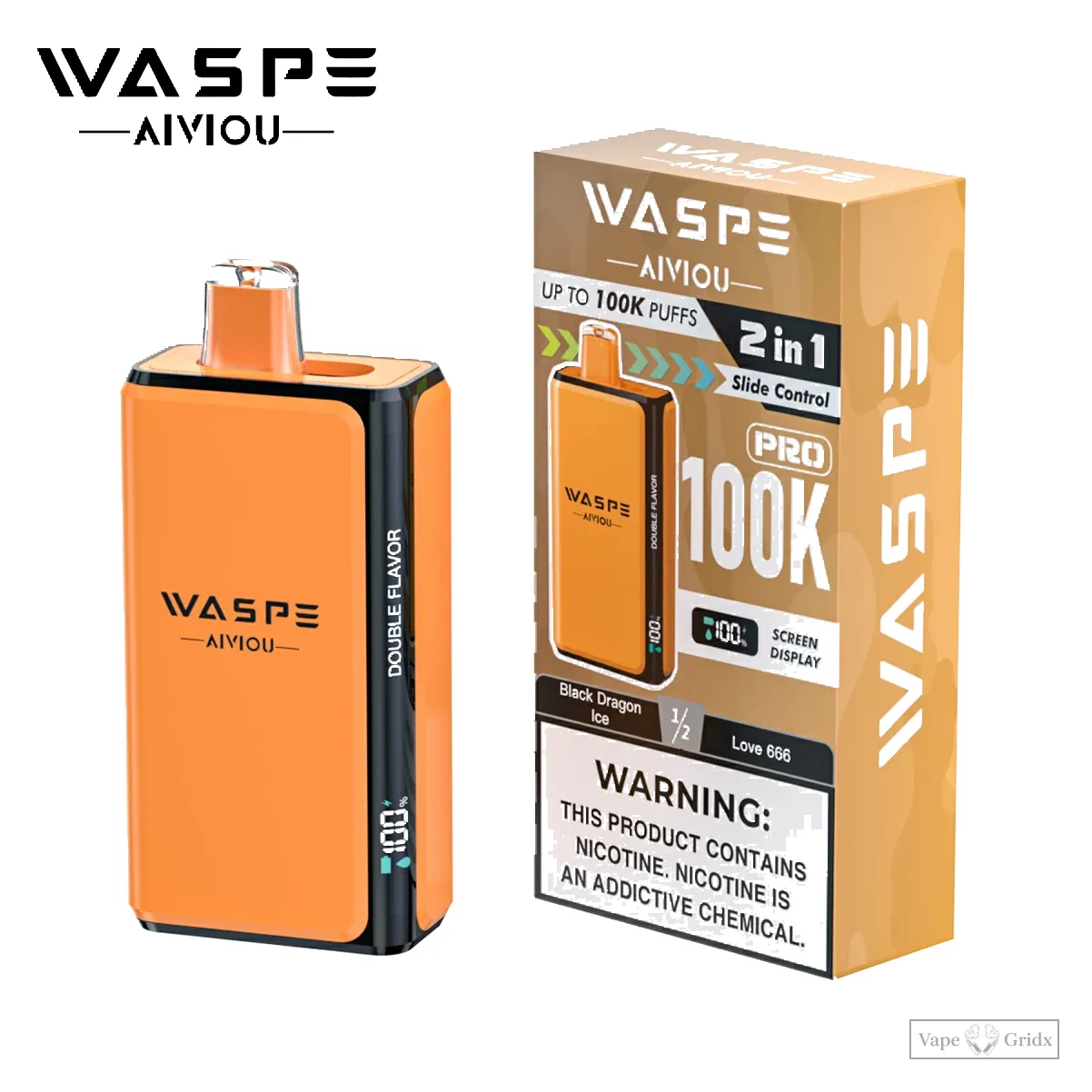 WASPE Pro 100000 100K Züge 2-in-1 Einweg-Vape - image 9