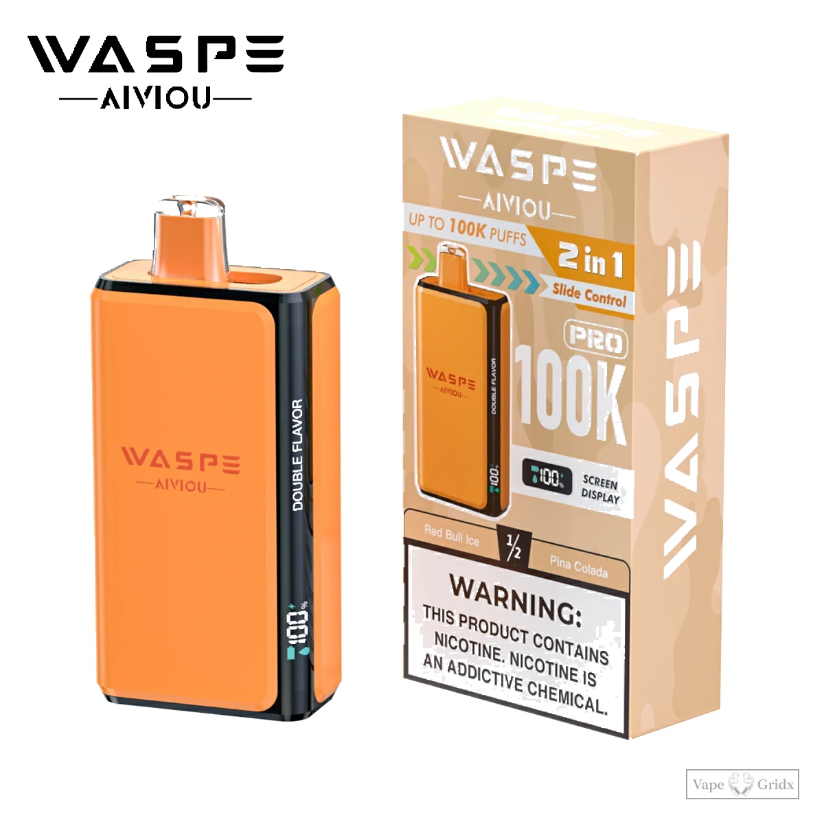 WASPE Pro 100000 100K Züge 2-in-1 Einweg-Vape - image 10