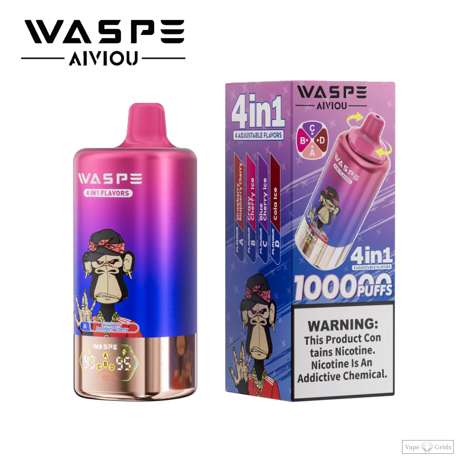 Waspe 100000 100K Züge 4-in-1 Einweg-Vape - image 12