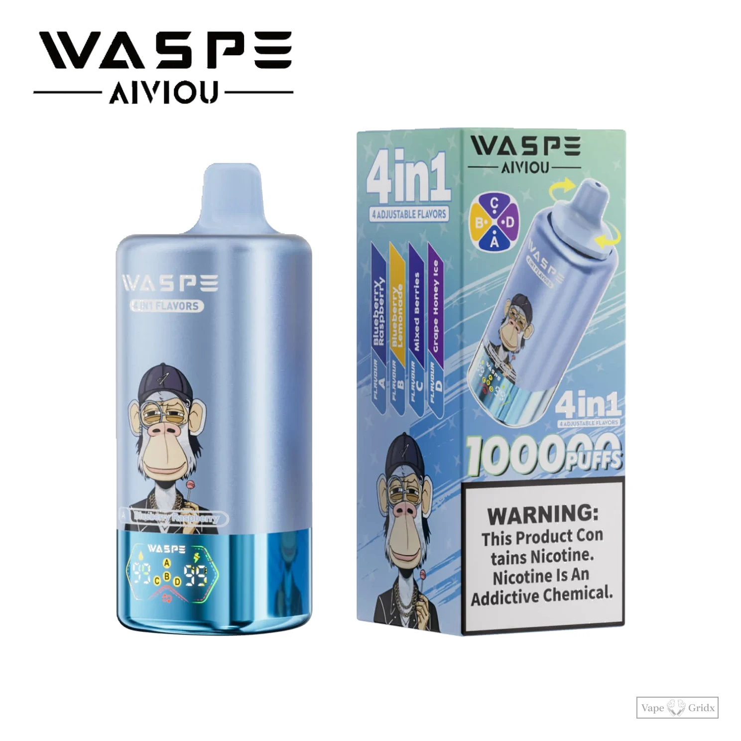 Waspe 100000 100K Züge 4-in-1 Einweg-Vape - image 4