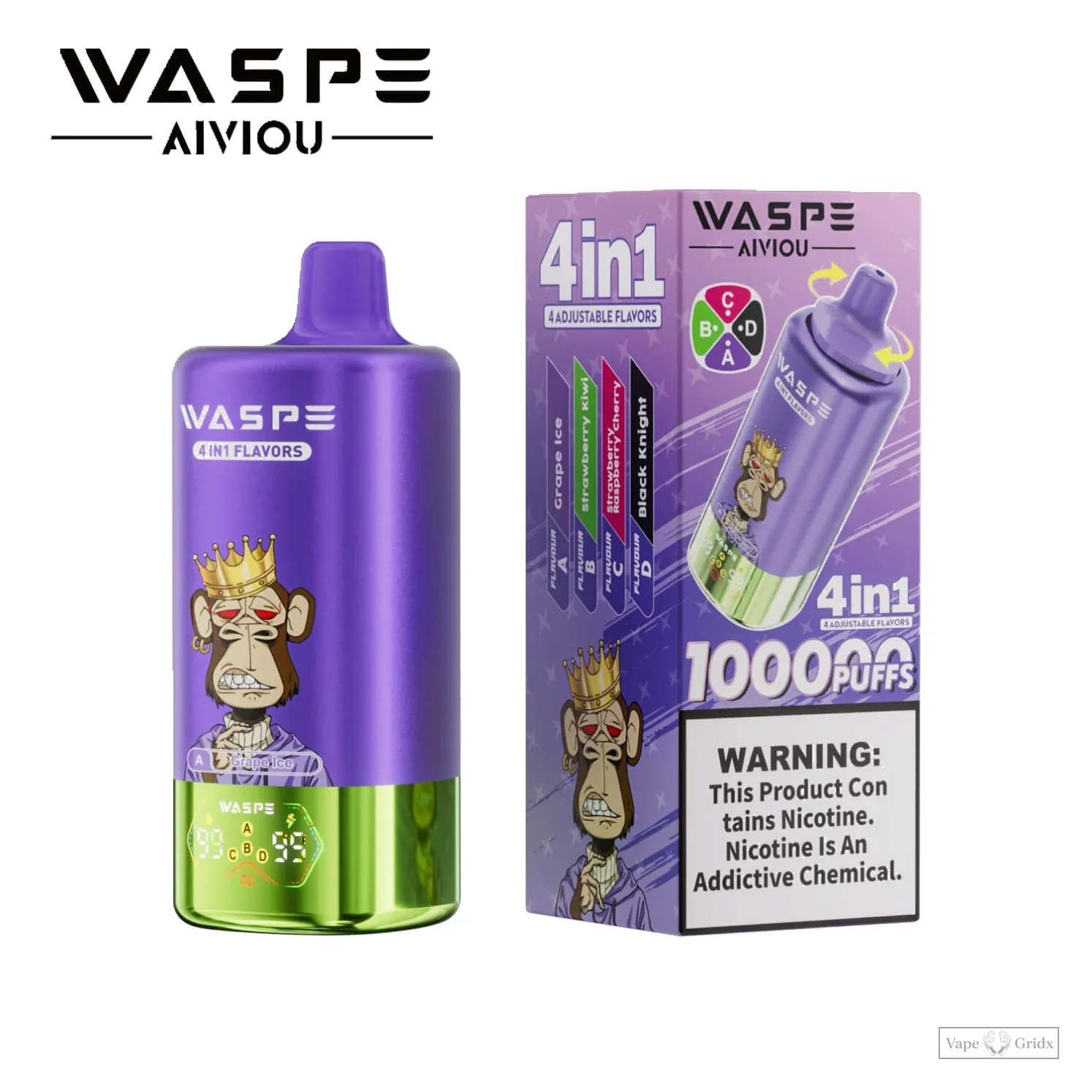 Waspe 100000 100K Züge 4-in-1 Einweg-Vape - image 5