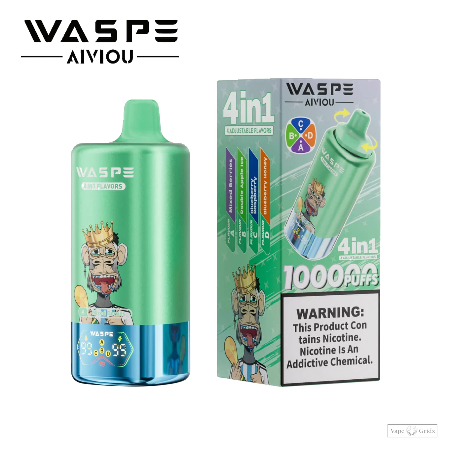 Waspe 100000 100K Züge 4-in-1 Einweg-Vape - image 6