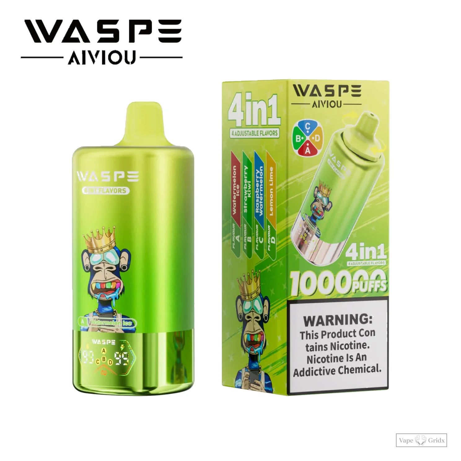 Waspe 100000 100K Züge 4-in-1 Einweg-Vape - image 8