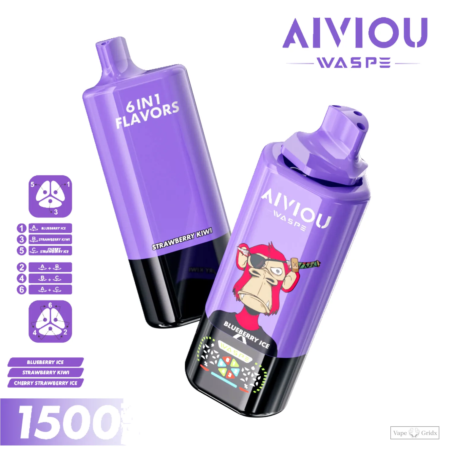 Waspe 150000 150K Züge 6-in-1 Einweg-Vape - image 2