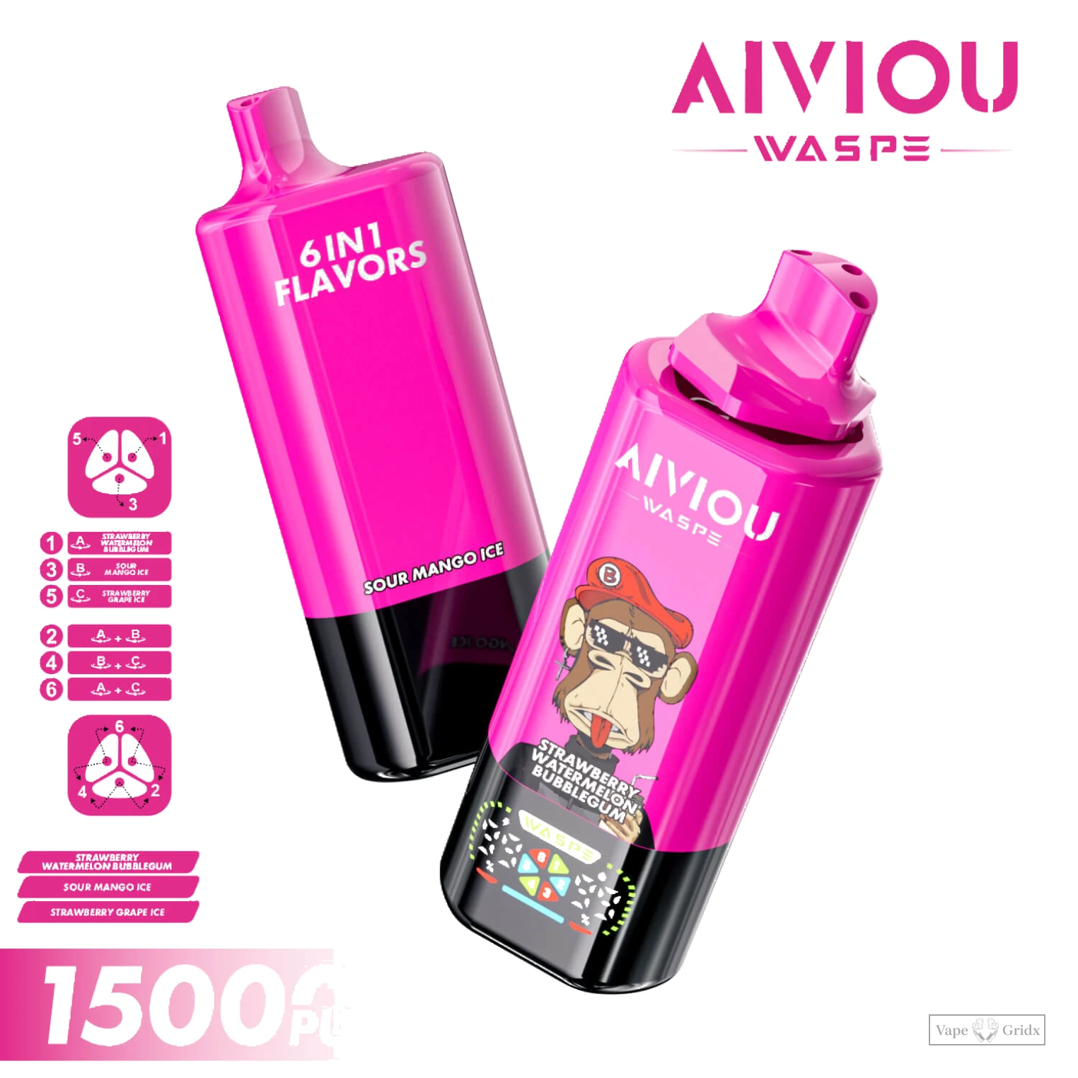 Waspe 150000 150K Züge 6-in-1 Einweg-Vape - image 11