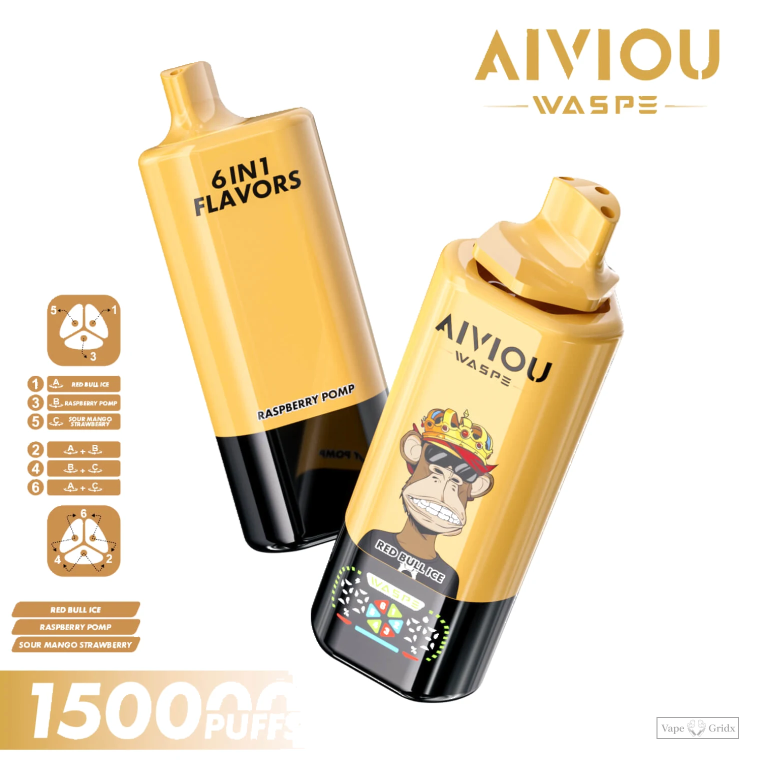 Waspe 150000 150K Züge 6-in-1 Einweg-Vape - image 3