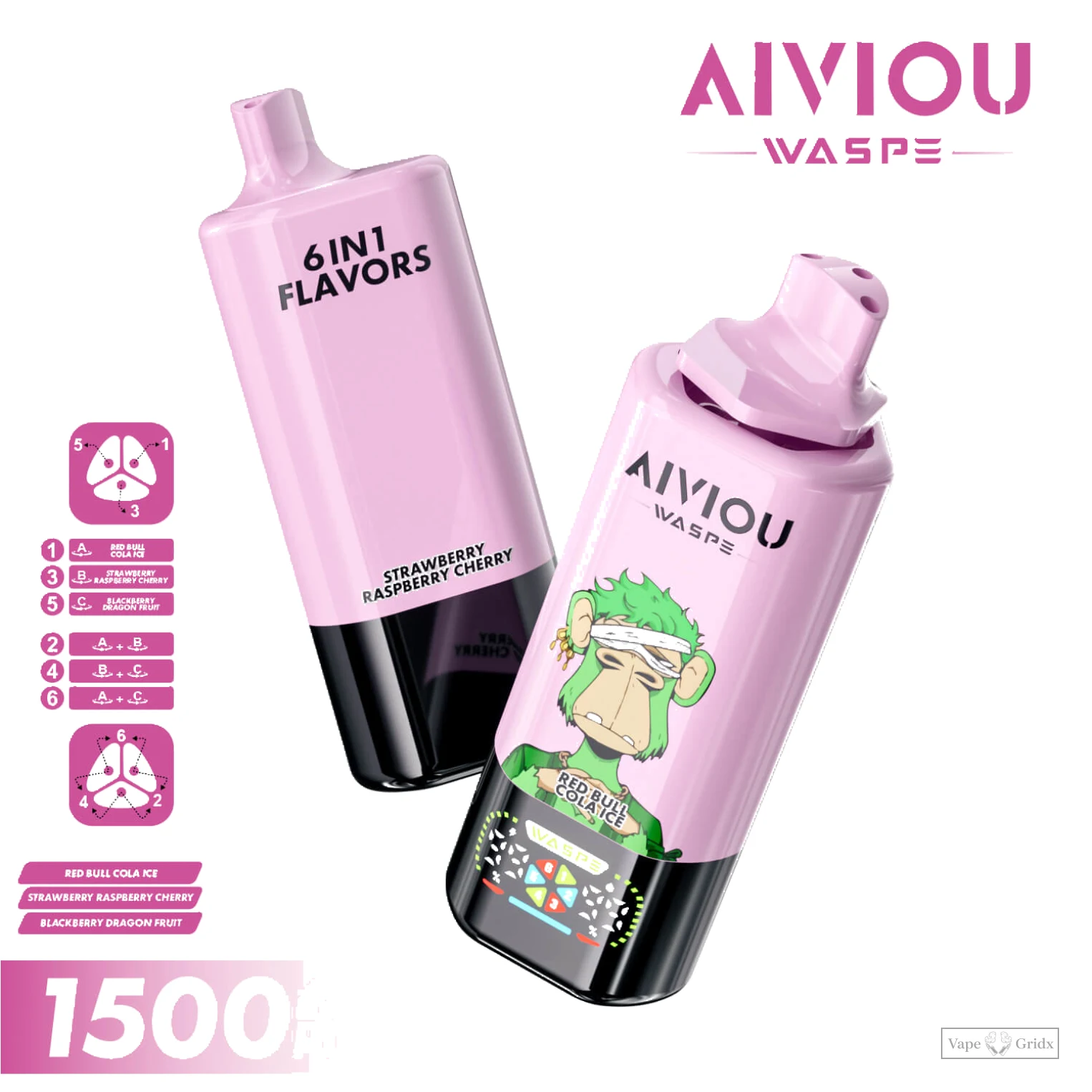 Waspe 150000 150K Züge 6-in-1 Einweg-Vape - image 6