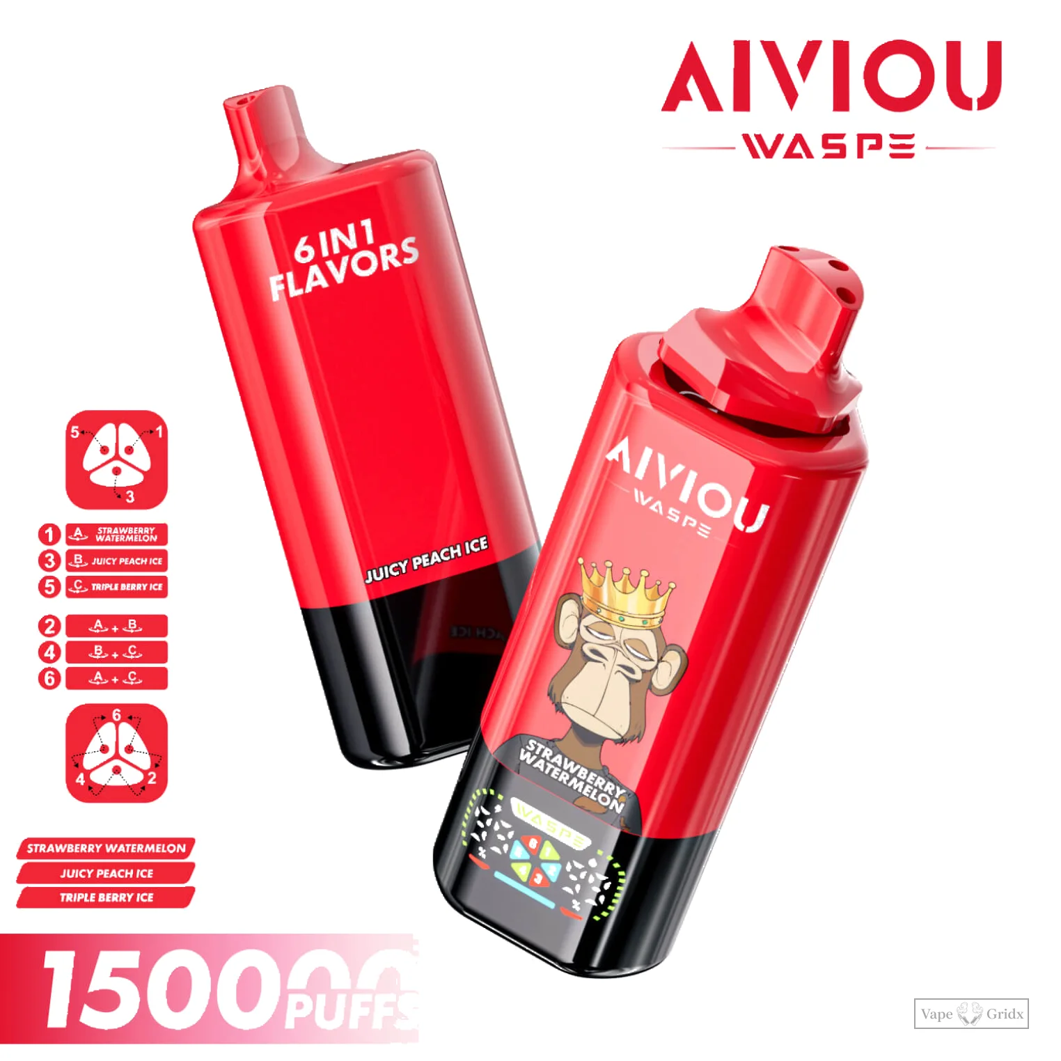 Waspe 150000 150K Züge 6-in-1 Einweg-Vape - image 7