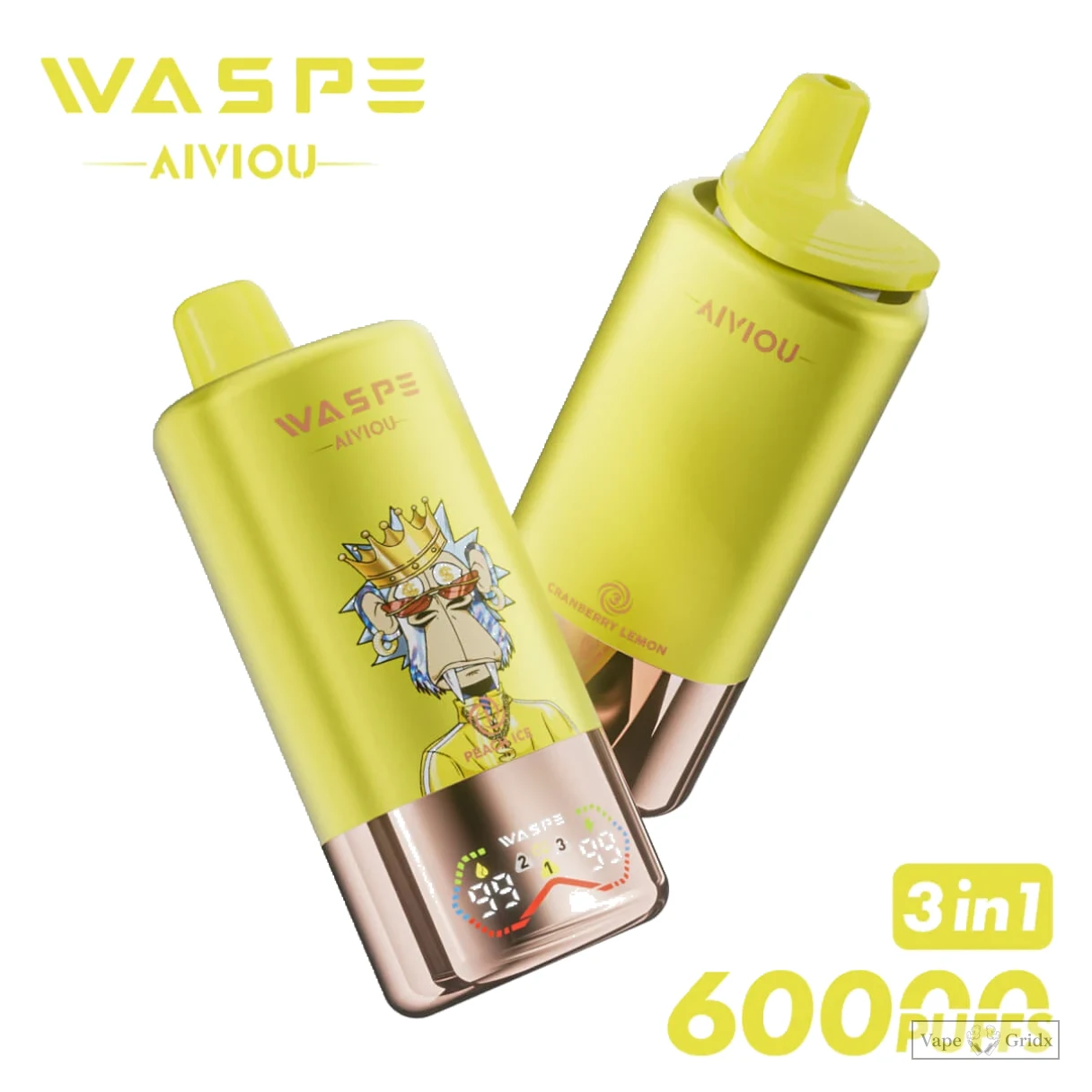 WASPE 3-in-1 60000 60K Züge Einweg-Vape - image 2