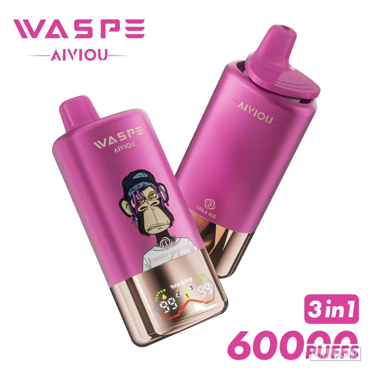 WASPE 3-in-1 60000 60K Züge Einweg-Vape - image 7