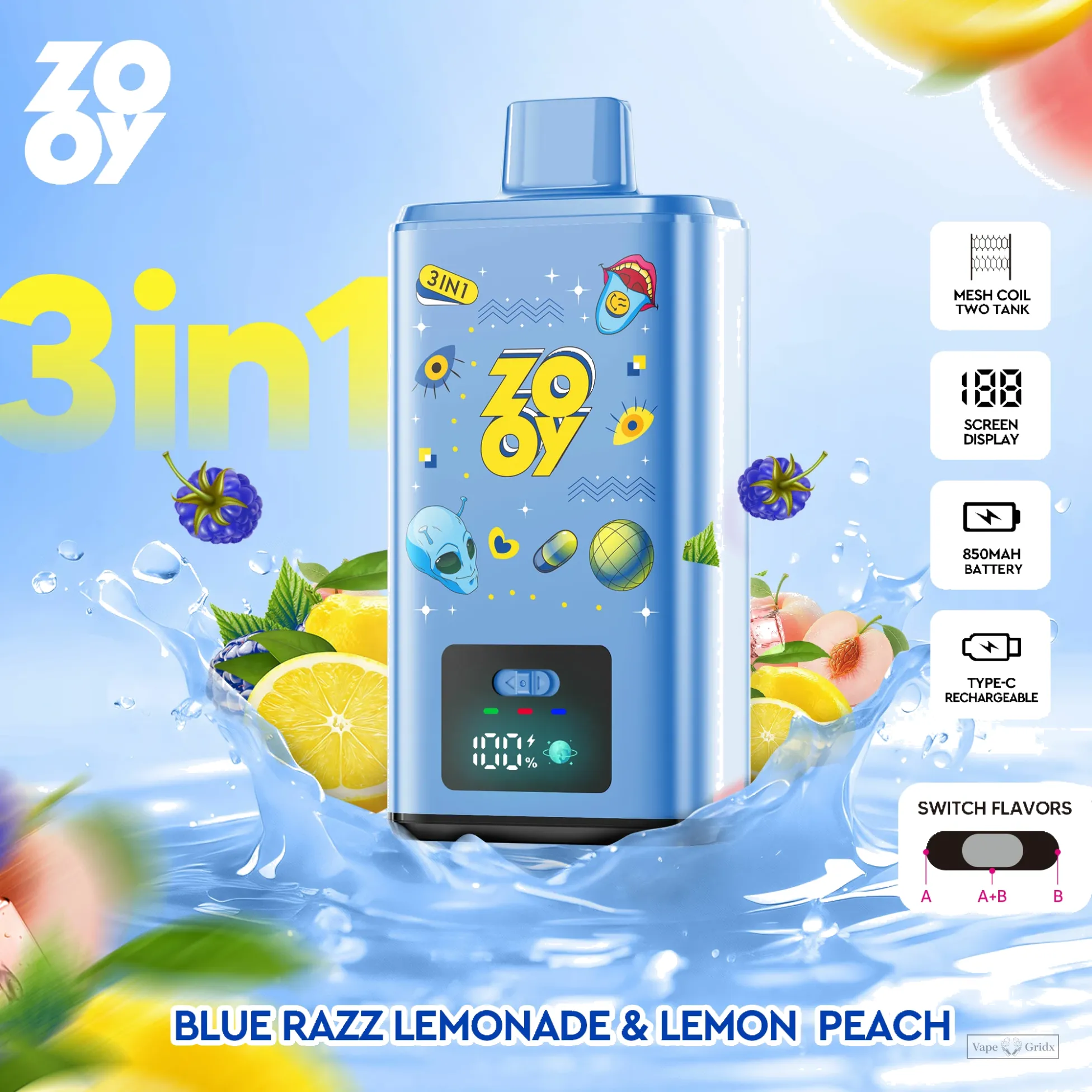 ZOOY 150000 150K Züge 3-in-1 Einweg-Vape - image 12