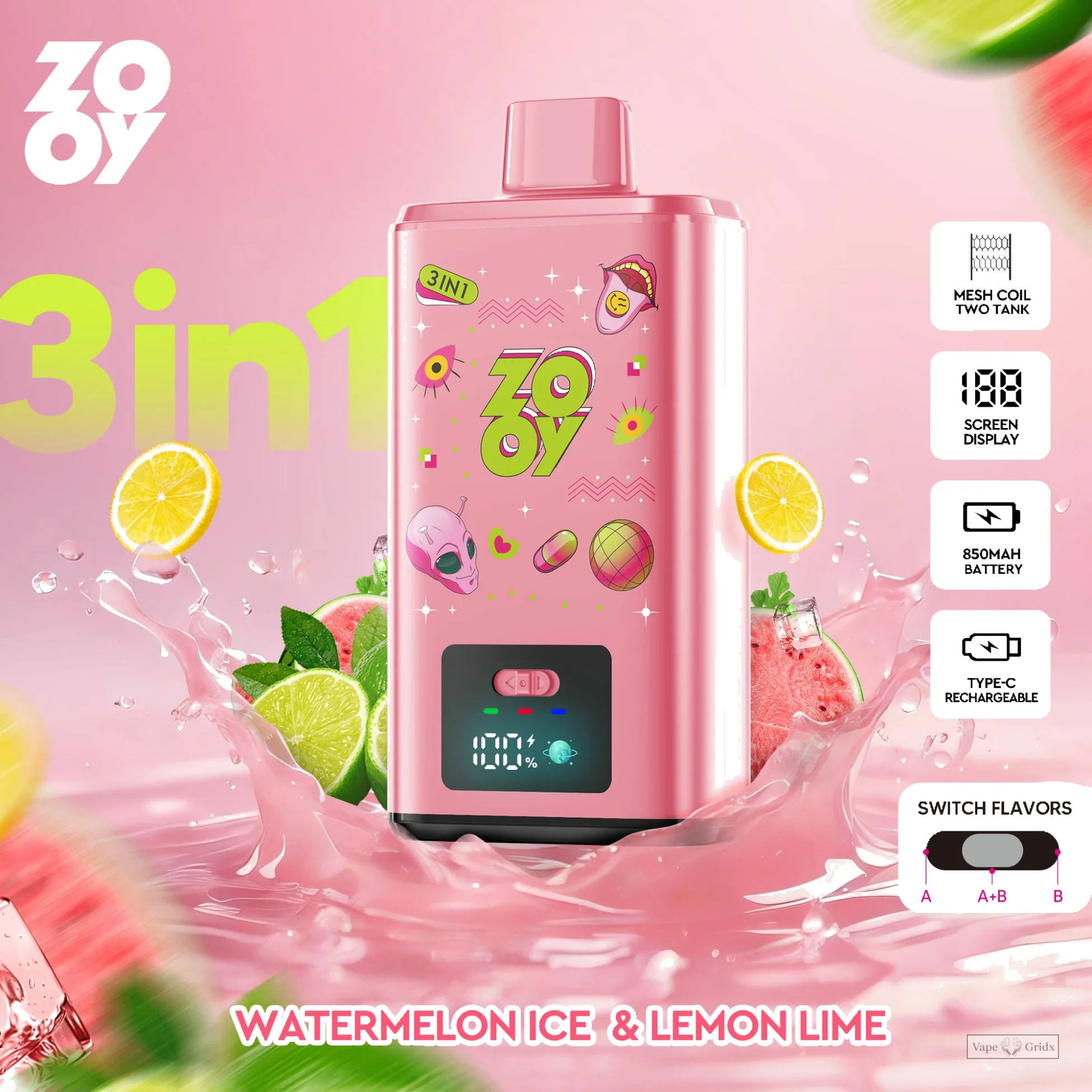 ZOOY 150000 150K Züge 3-in-1 Einweg-Vape - image 8