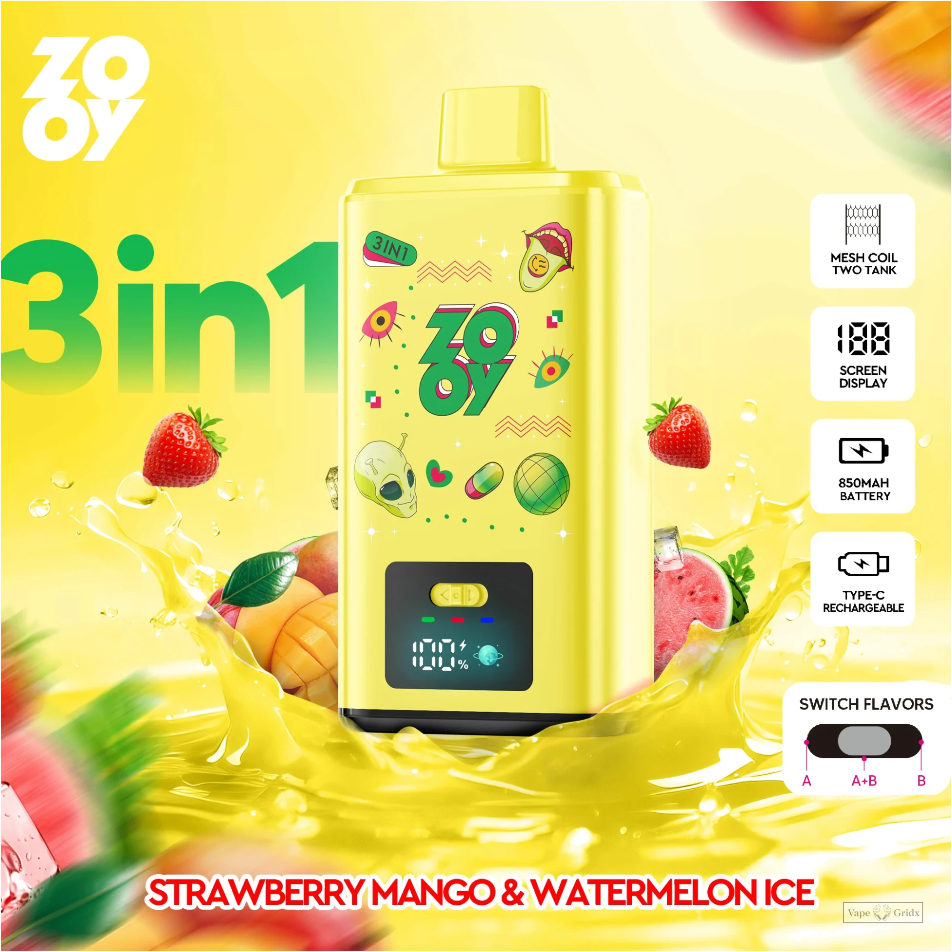 ZOOY 150000 150K Züge 3-in-1 Einweg-Vape - image 10
