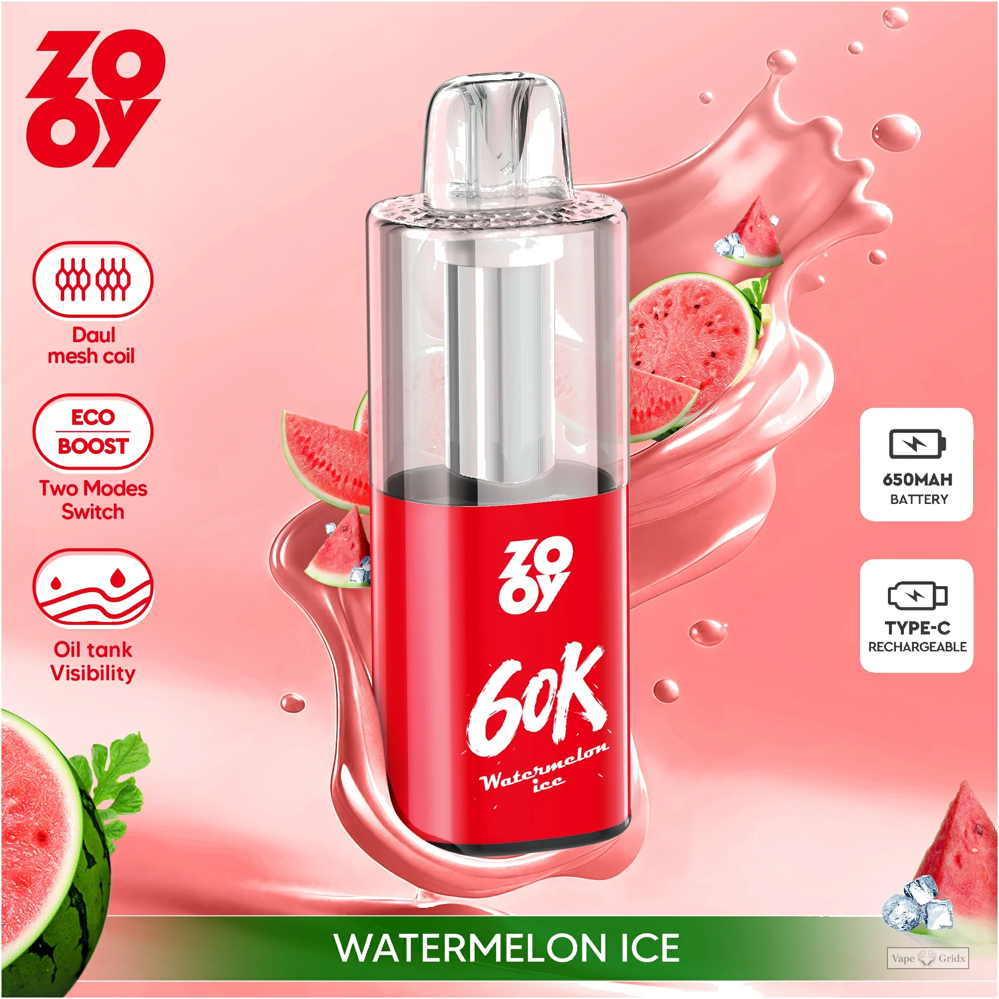 ZOOY Fizz 60000 60K Züge Dual Mode Einweg-Vape - image 4