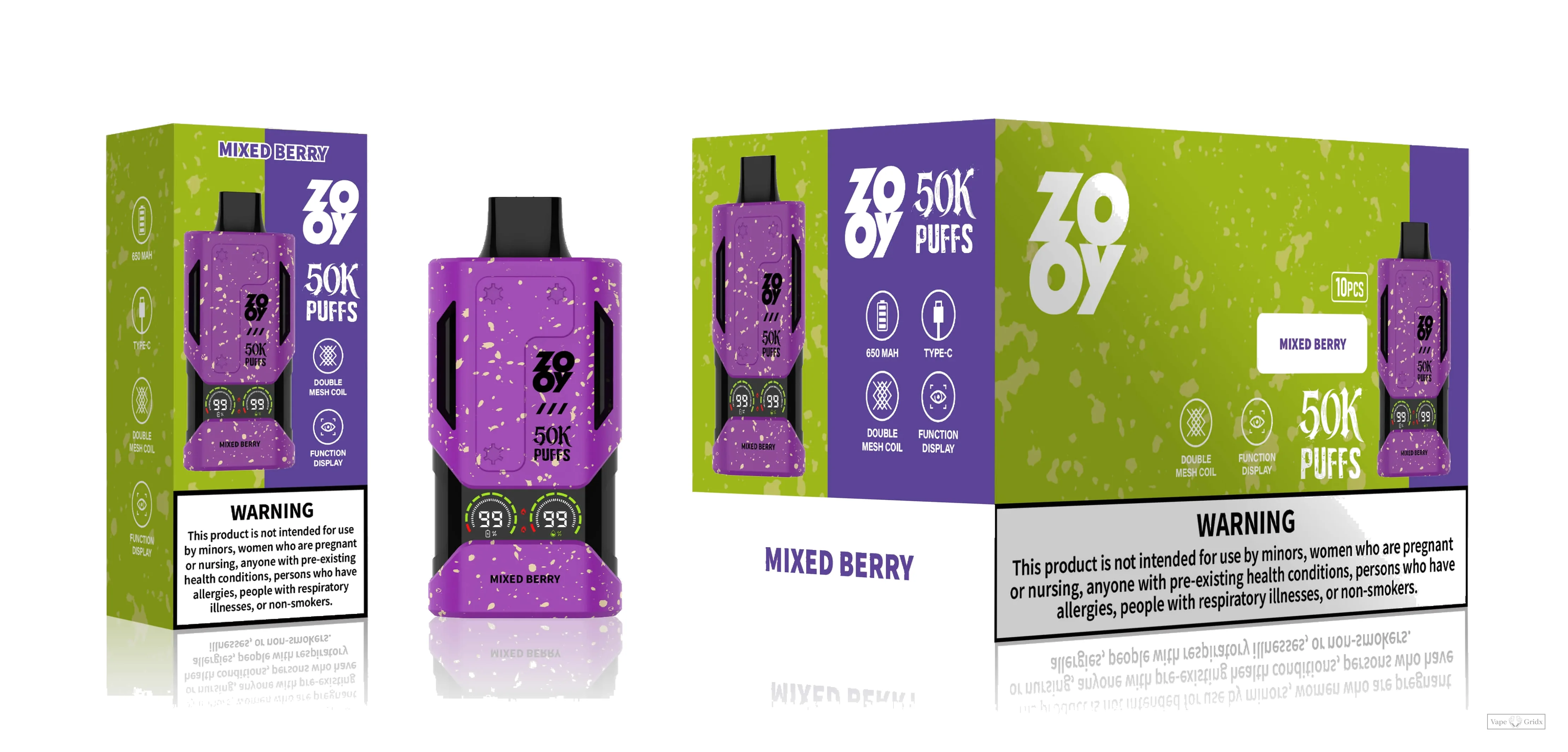 ZOOY Mecha 50000 50K Züge Einweg-Vape
