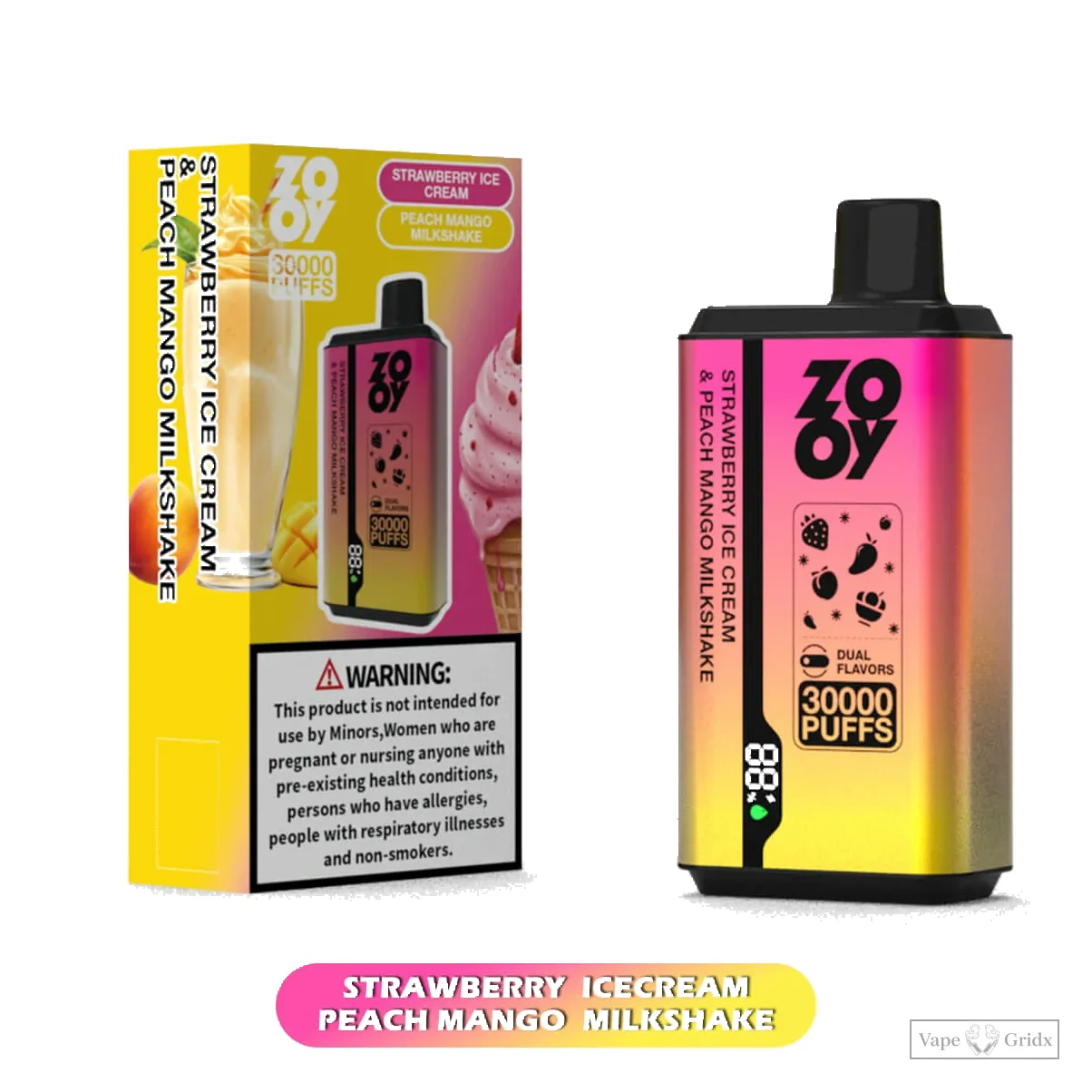 ZOOY Twins 30000 30K Züge Doppelgeschmack Einweg-Vape - image 2